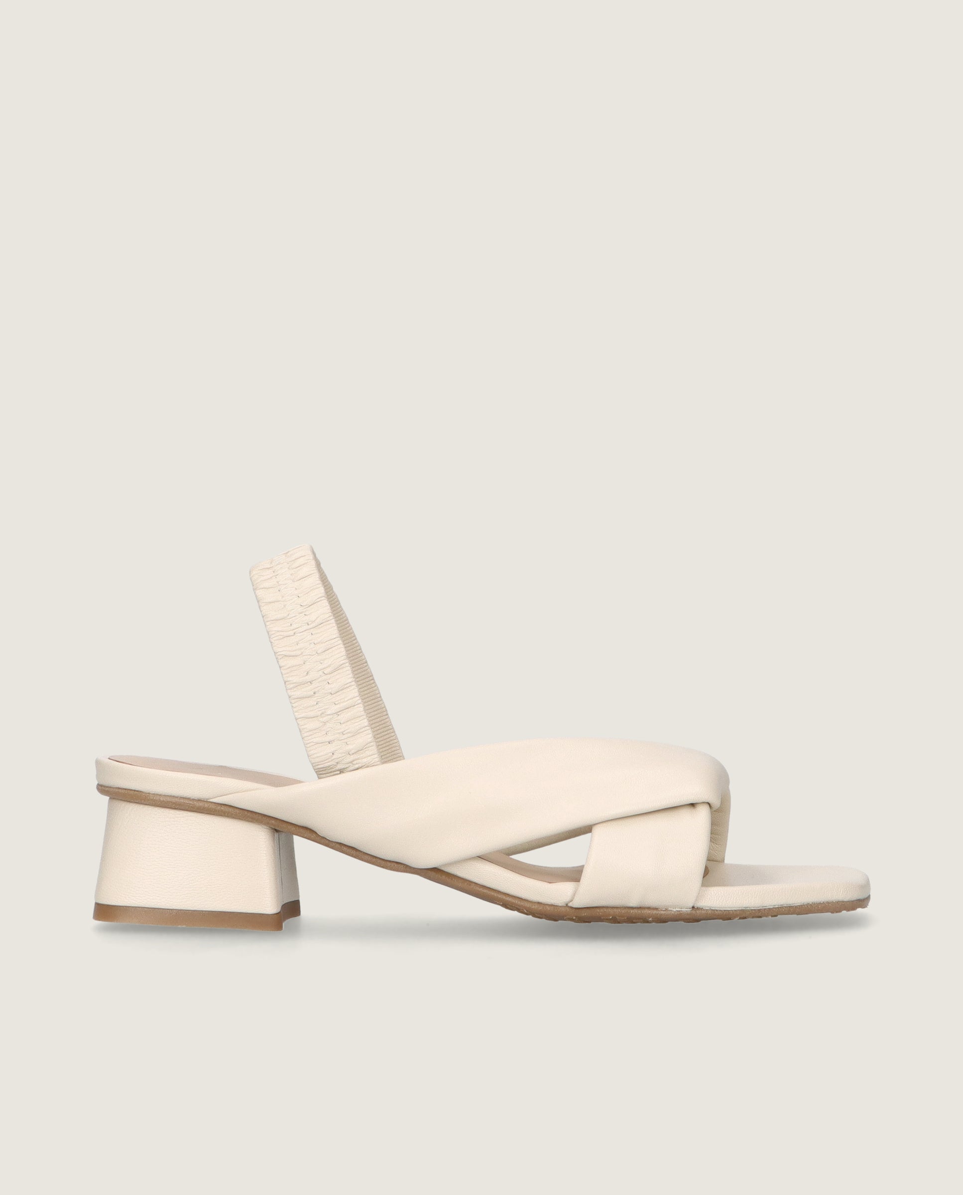 Sandalias Cannes Blancos Piel