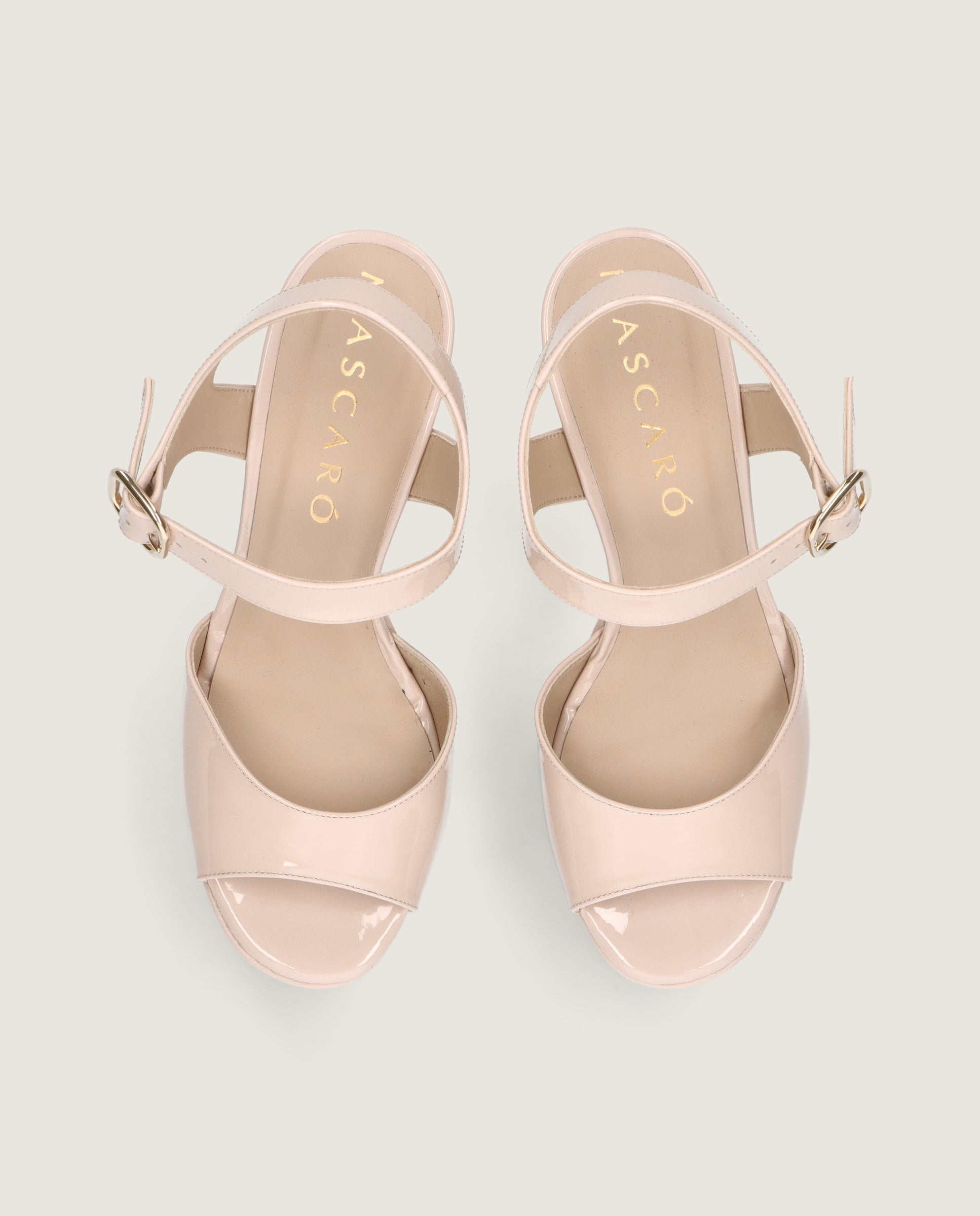 Sandalias Ruth Rosas Charol