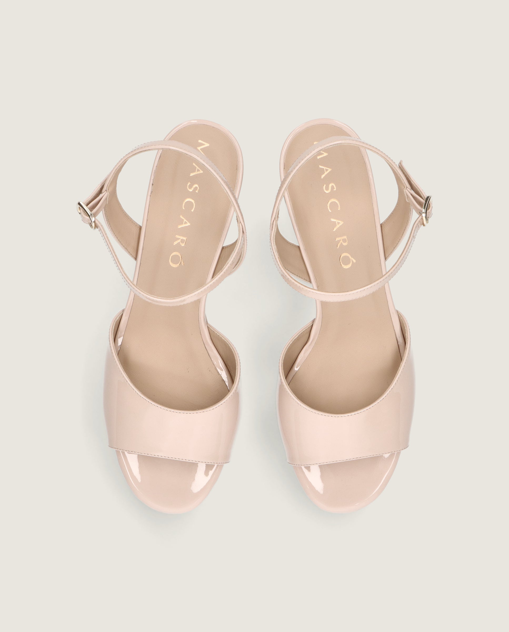 Mae Pink Patent Leather Sandals