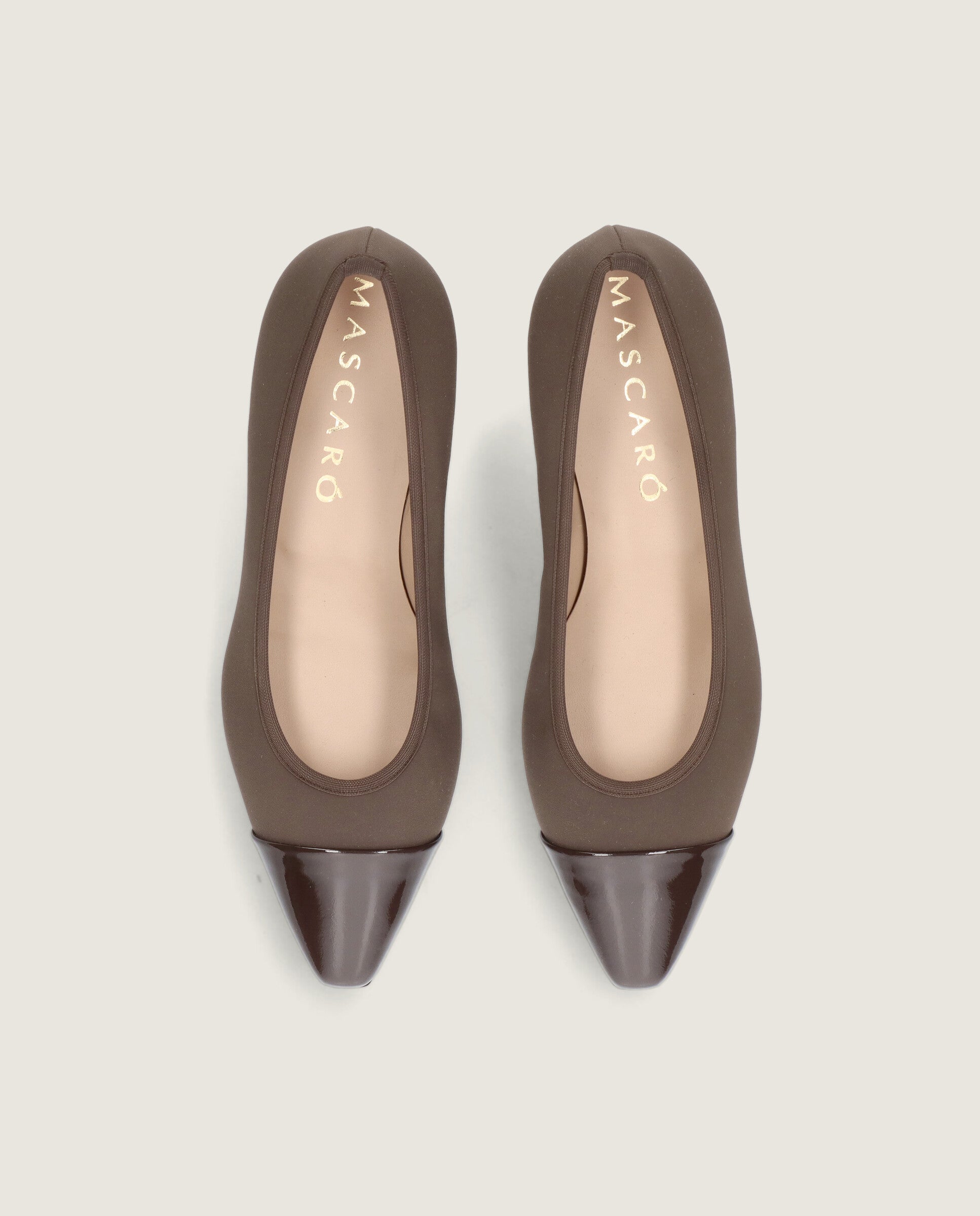 Greta Brown Woven Pumps