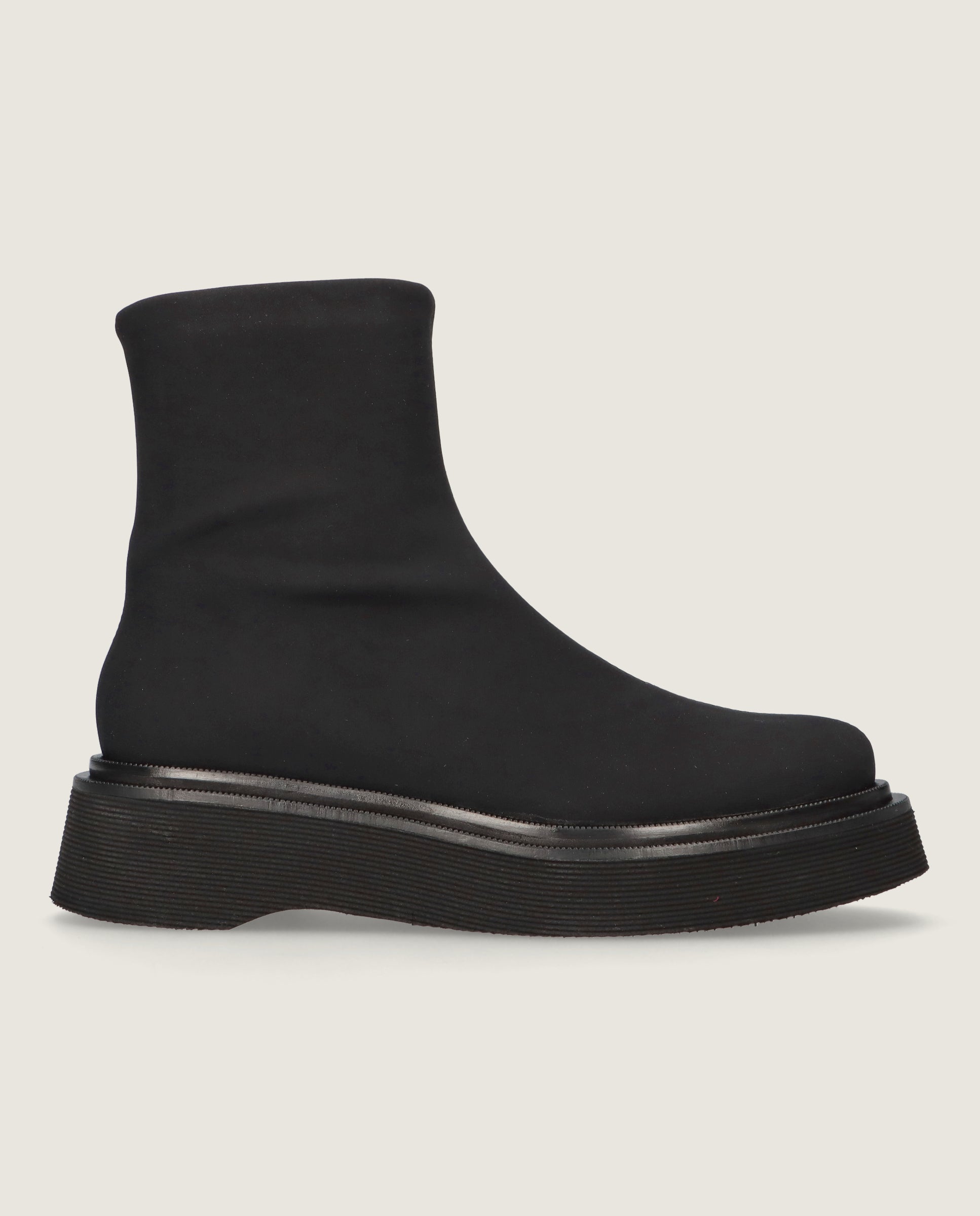 Bottines tissées noires Catherine