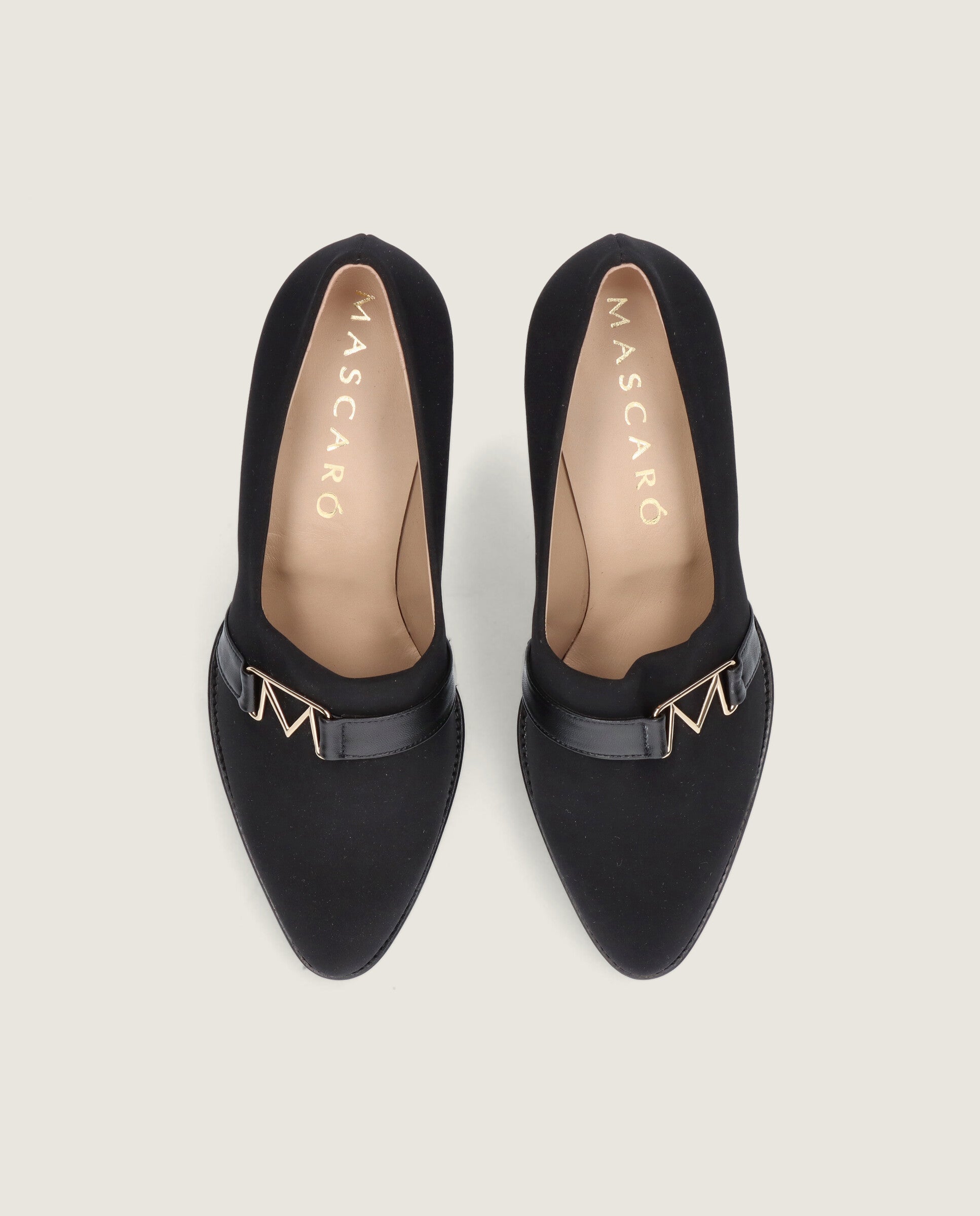 Vista alternativa de Zapatos Abotinados Cindy Negros Tejidos por Mascaro