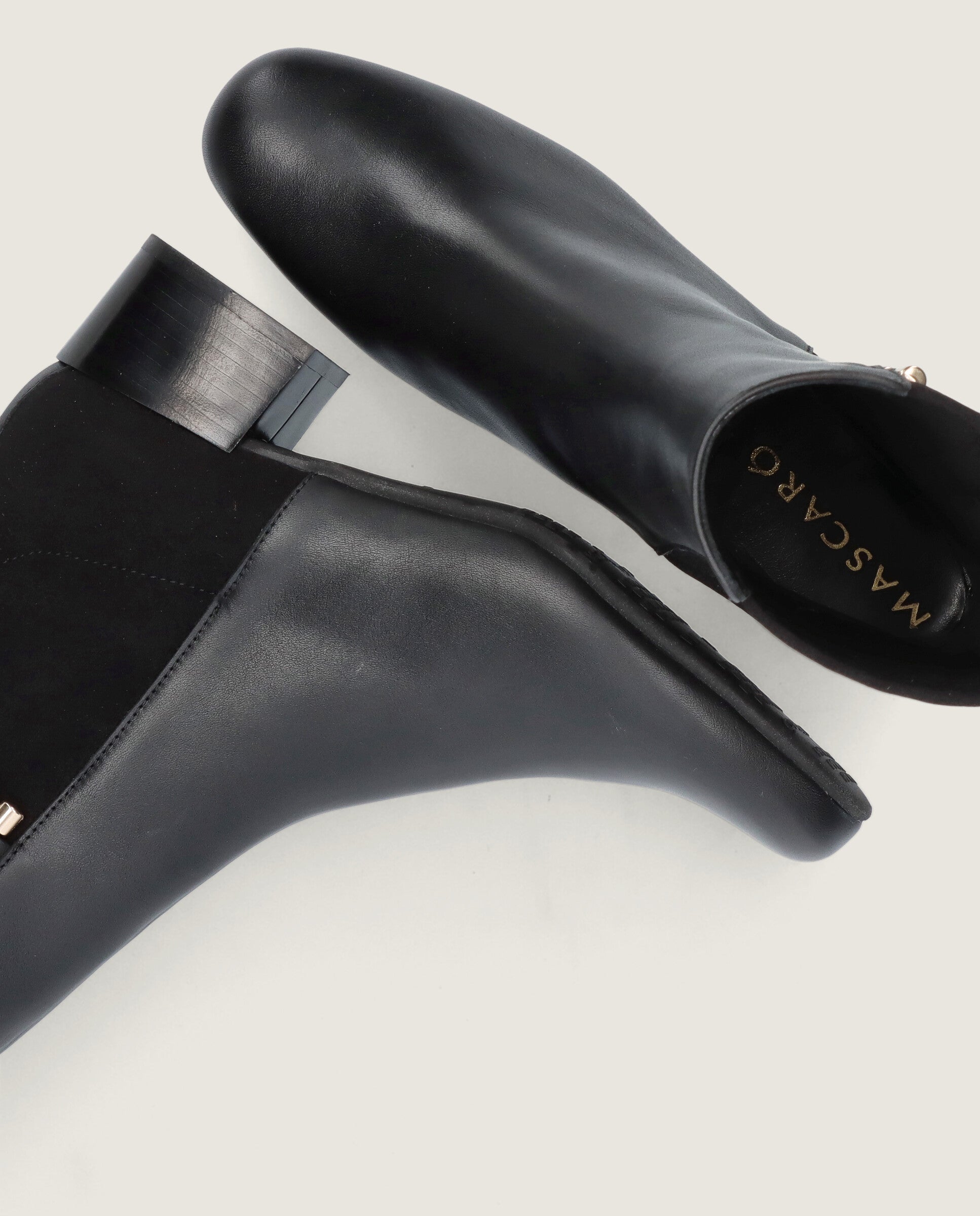 Botines Milan Negros Tejidos