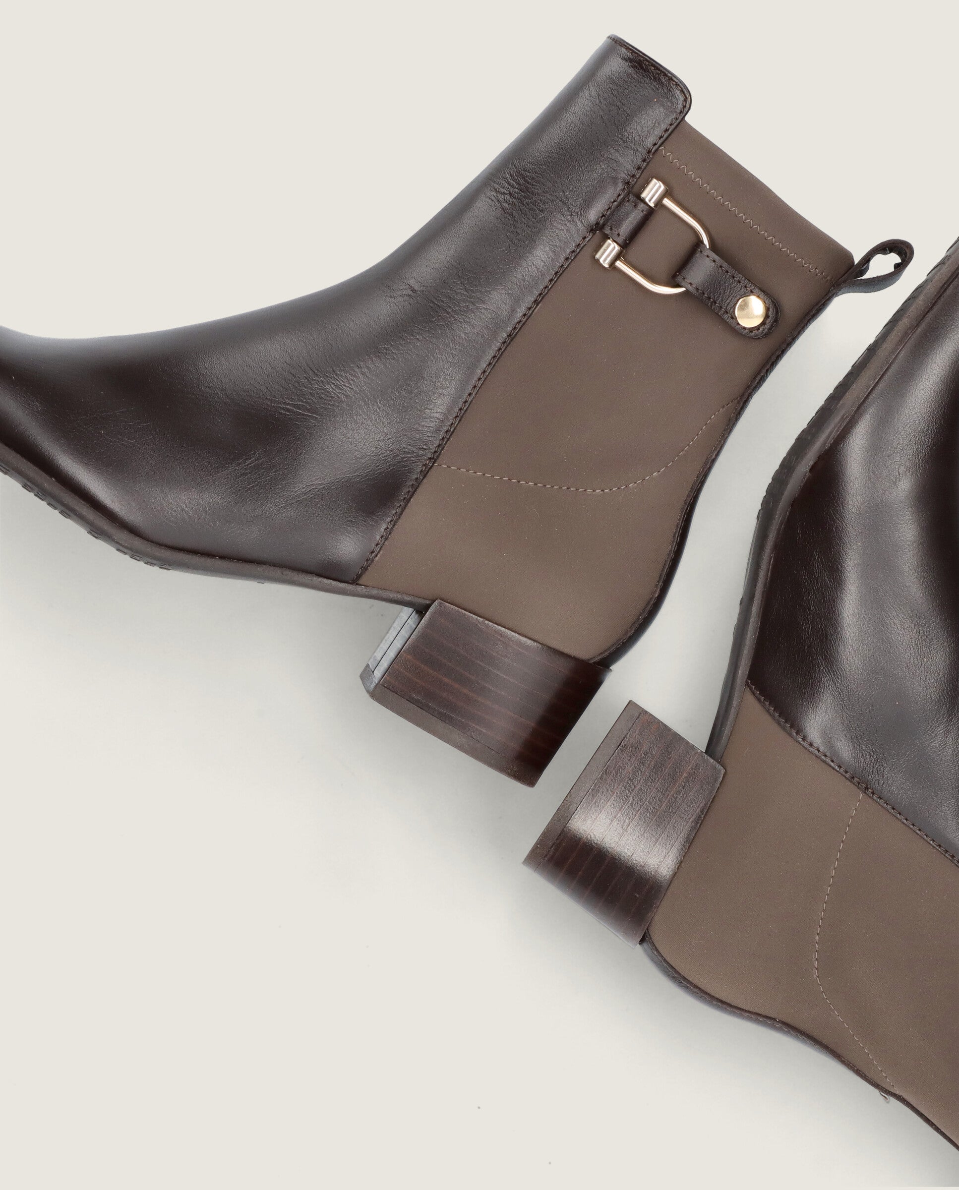 Botines Milan Marrones Tejidos