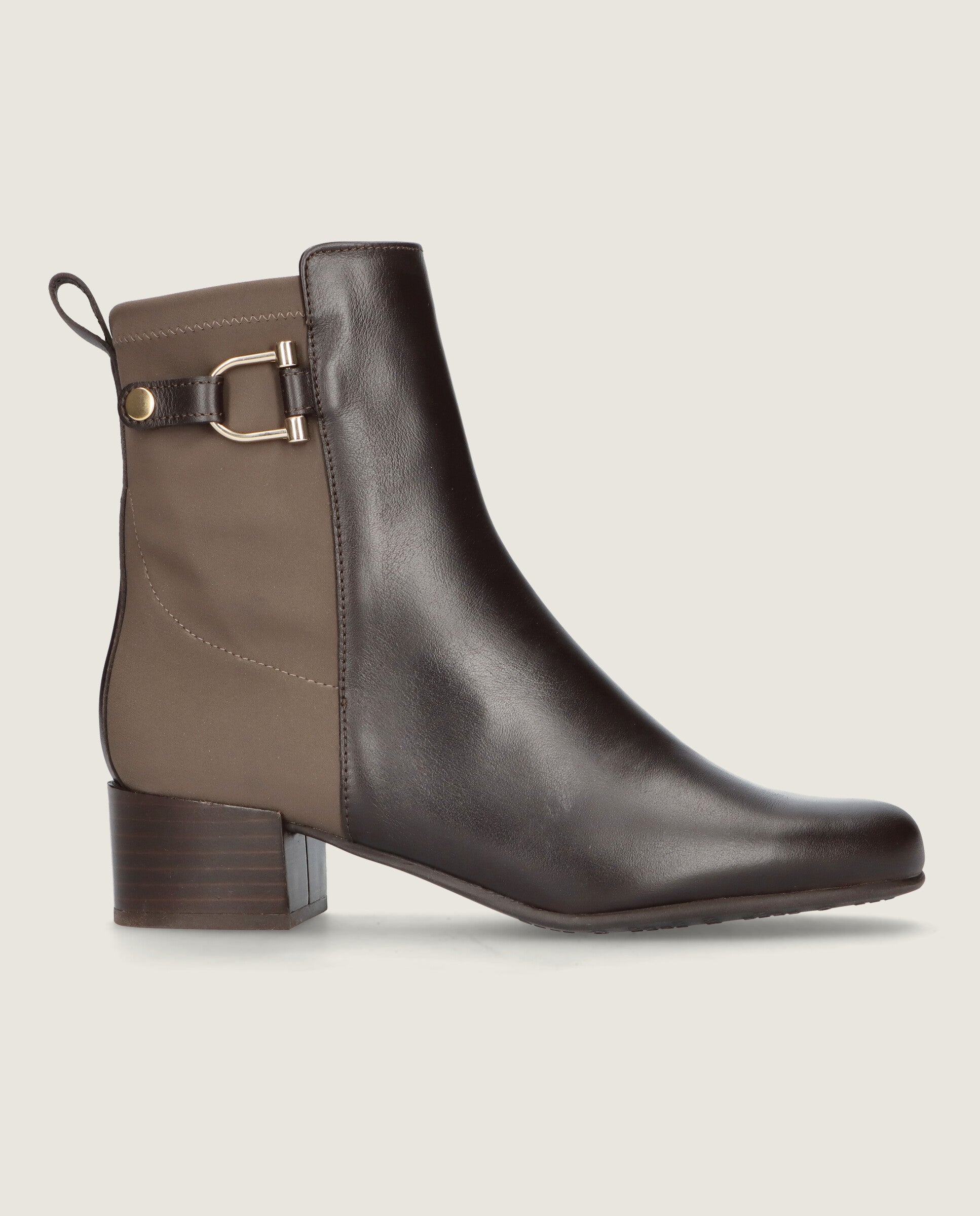 Botines Milan Marrones Tejidos