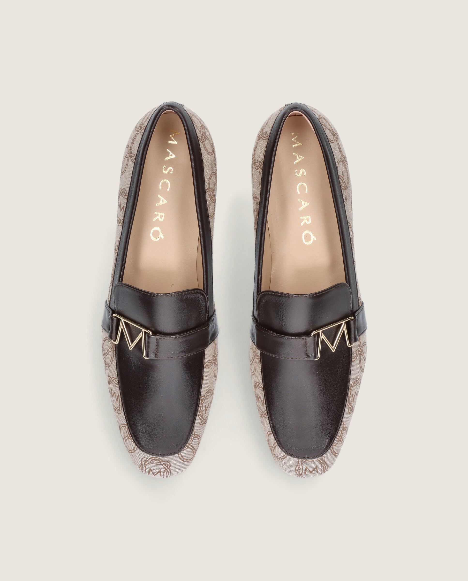 Gewebte Fede Loafers in Braun