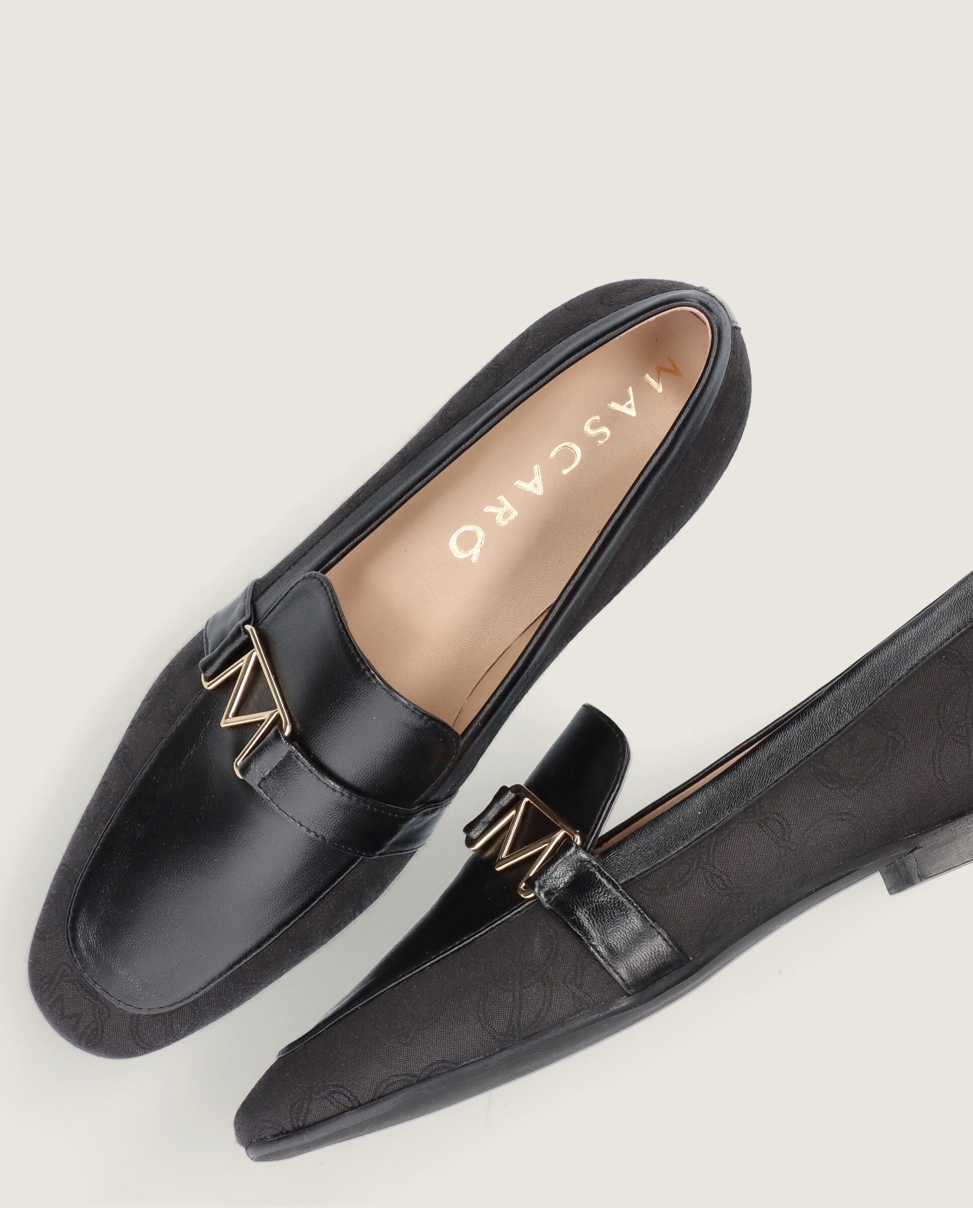 Loafers Fede Negros Tejidos