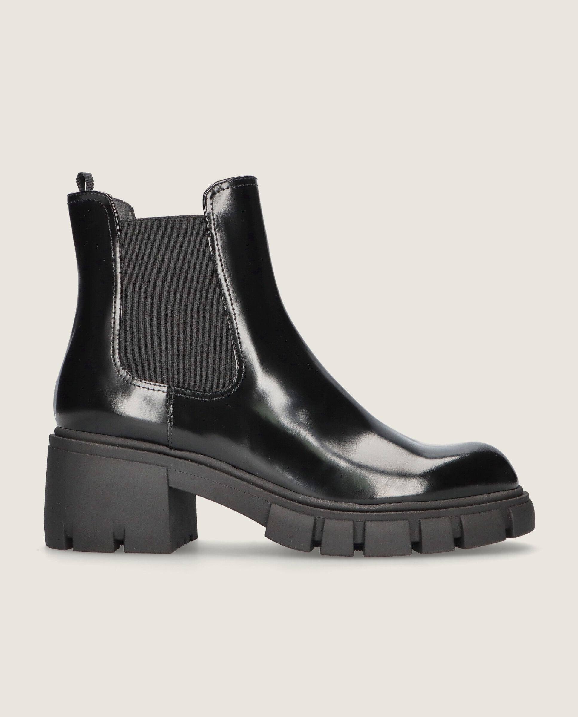 Botines June Negros Piel
