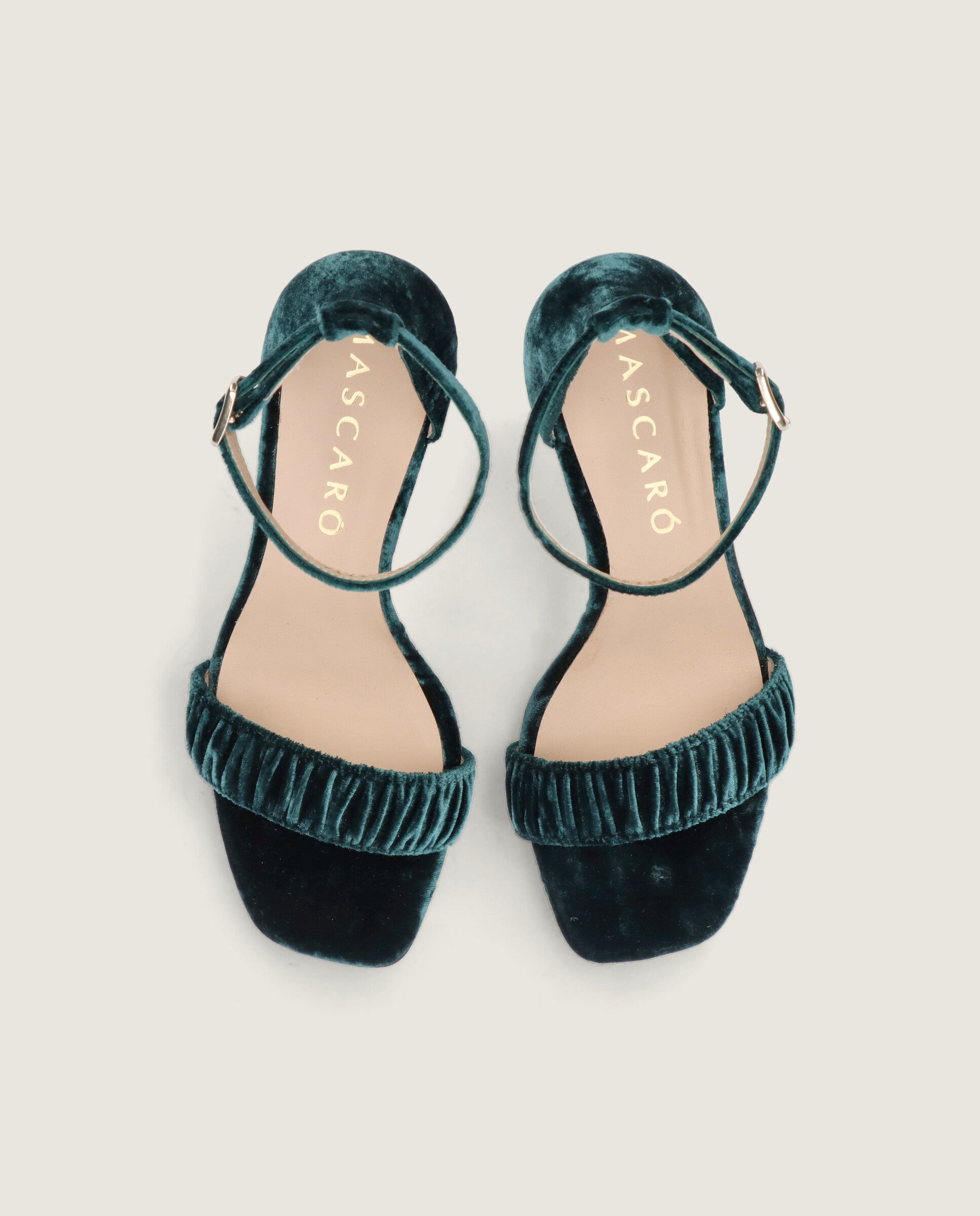 Vista alternativa de Sandalias Mykonos Verdes Tejidos por Mascaro