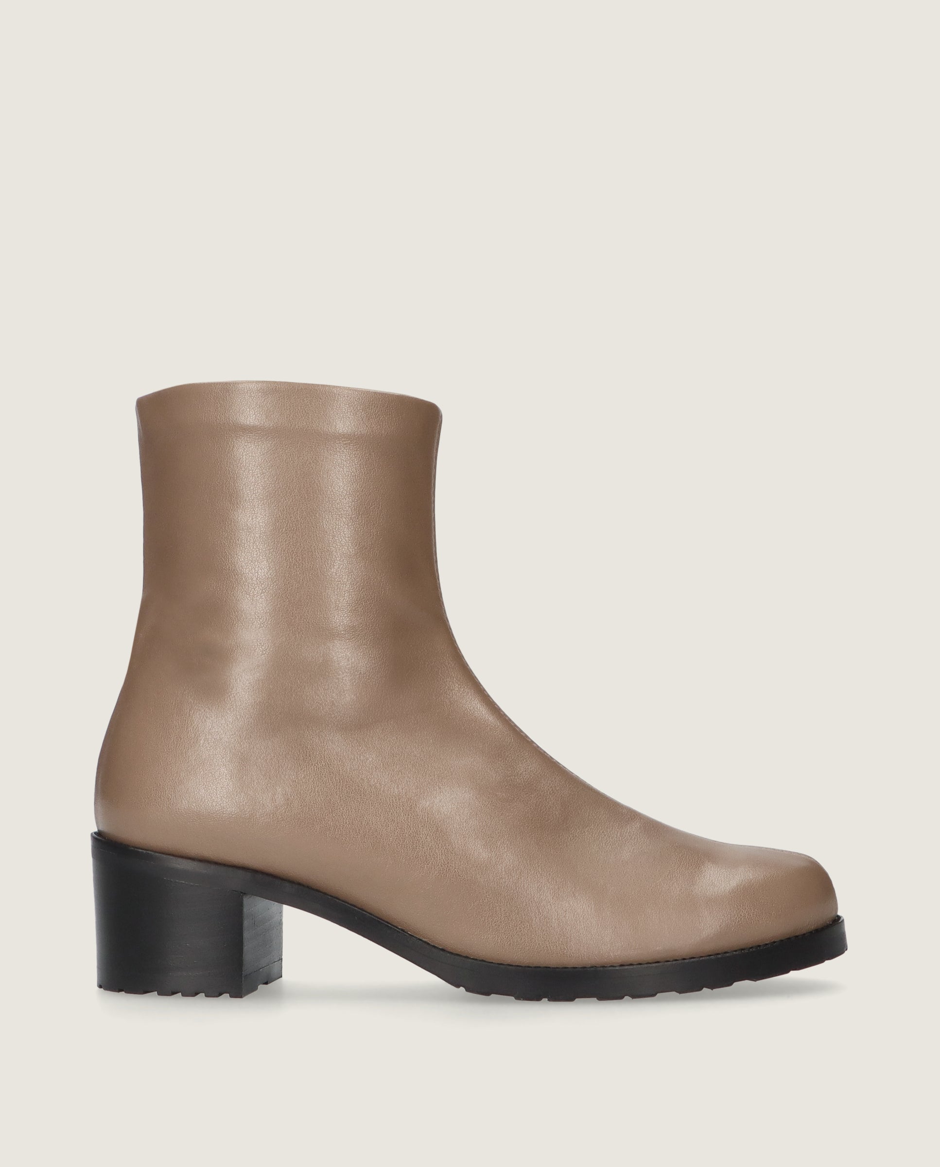 Claudette Brown Woven Ankle Boots