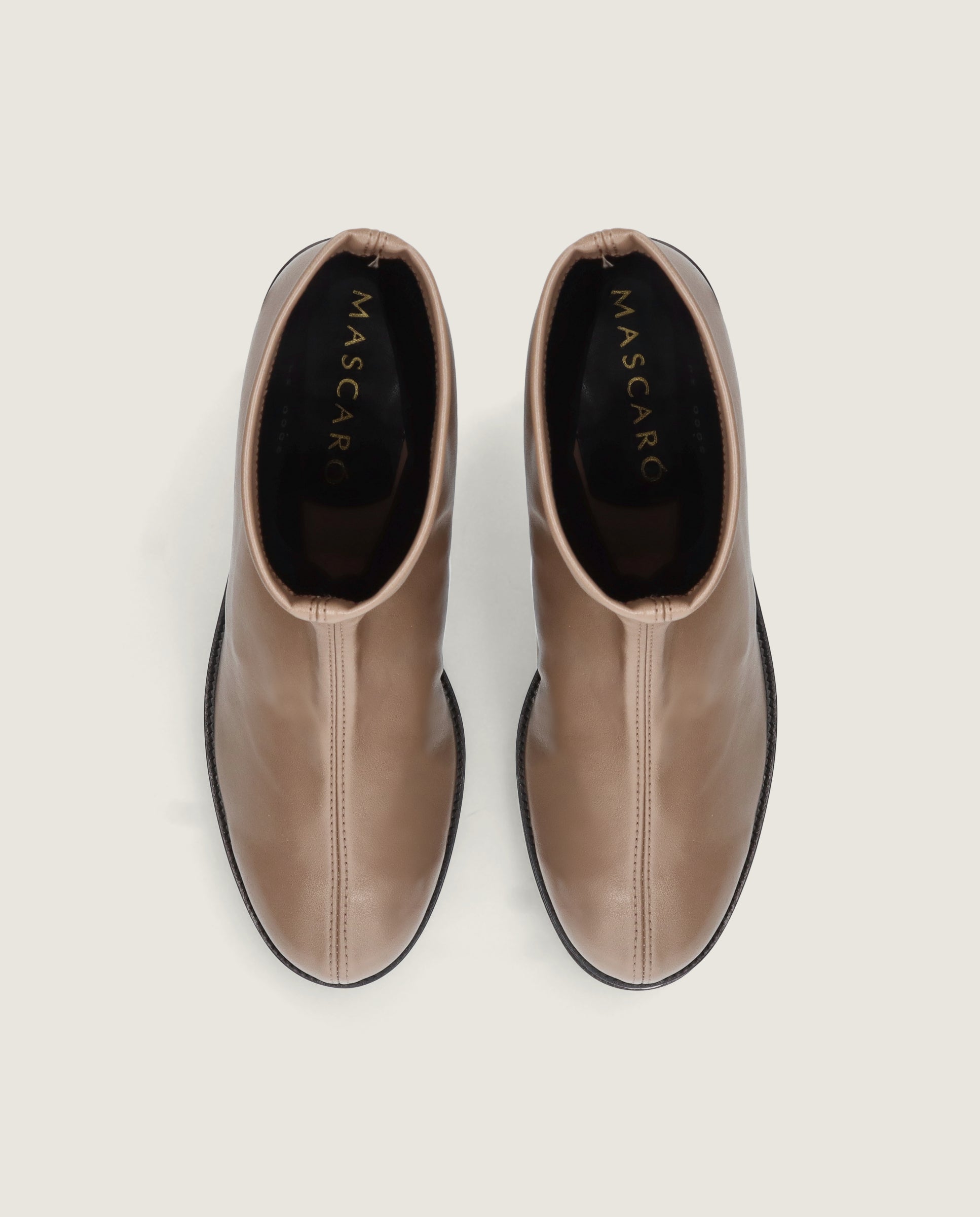 Botines Claudette Marrones Tejidos