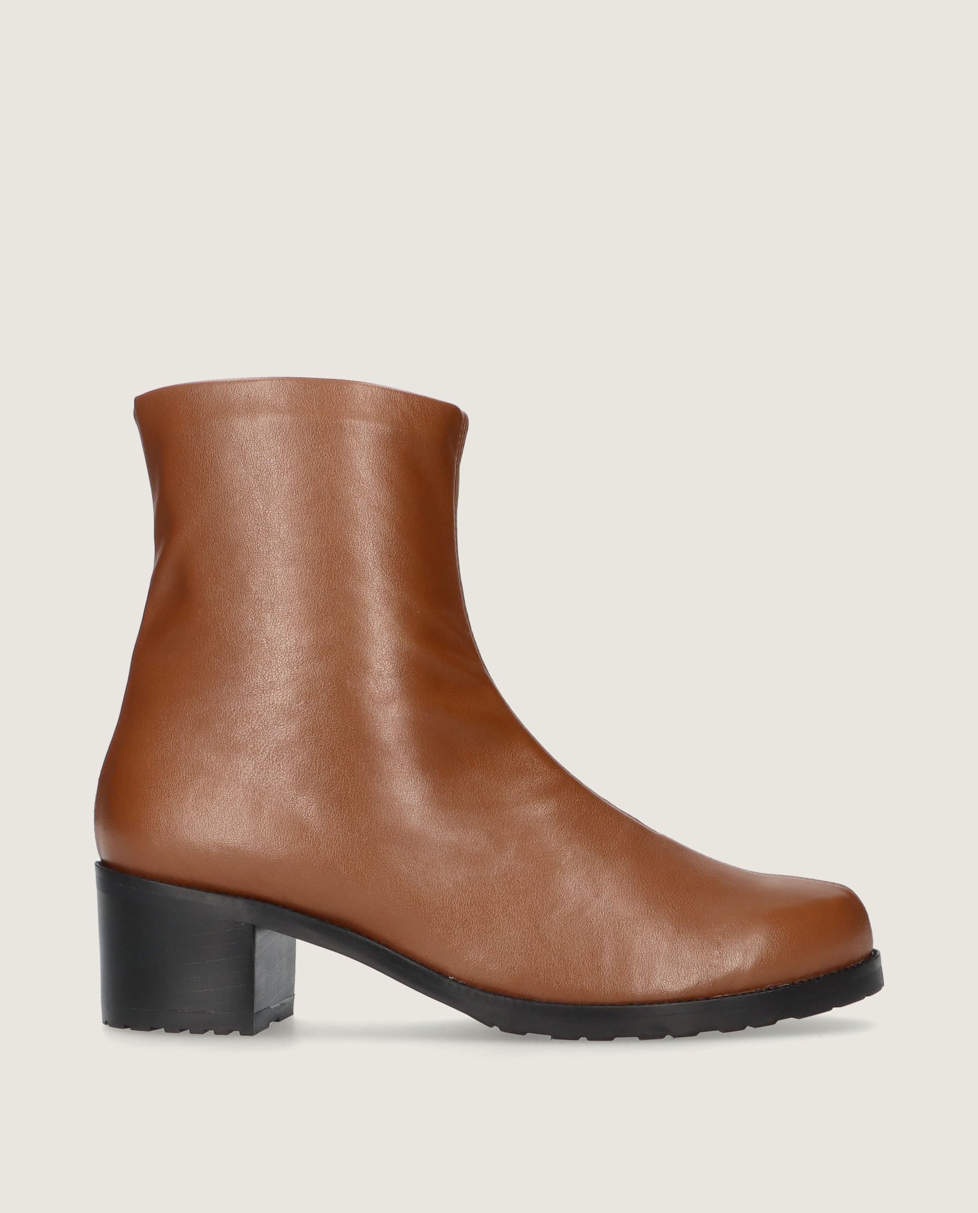 Botines Claudette Marrones Tejidos