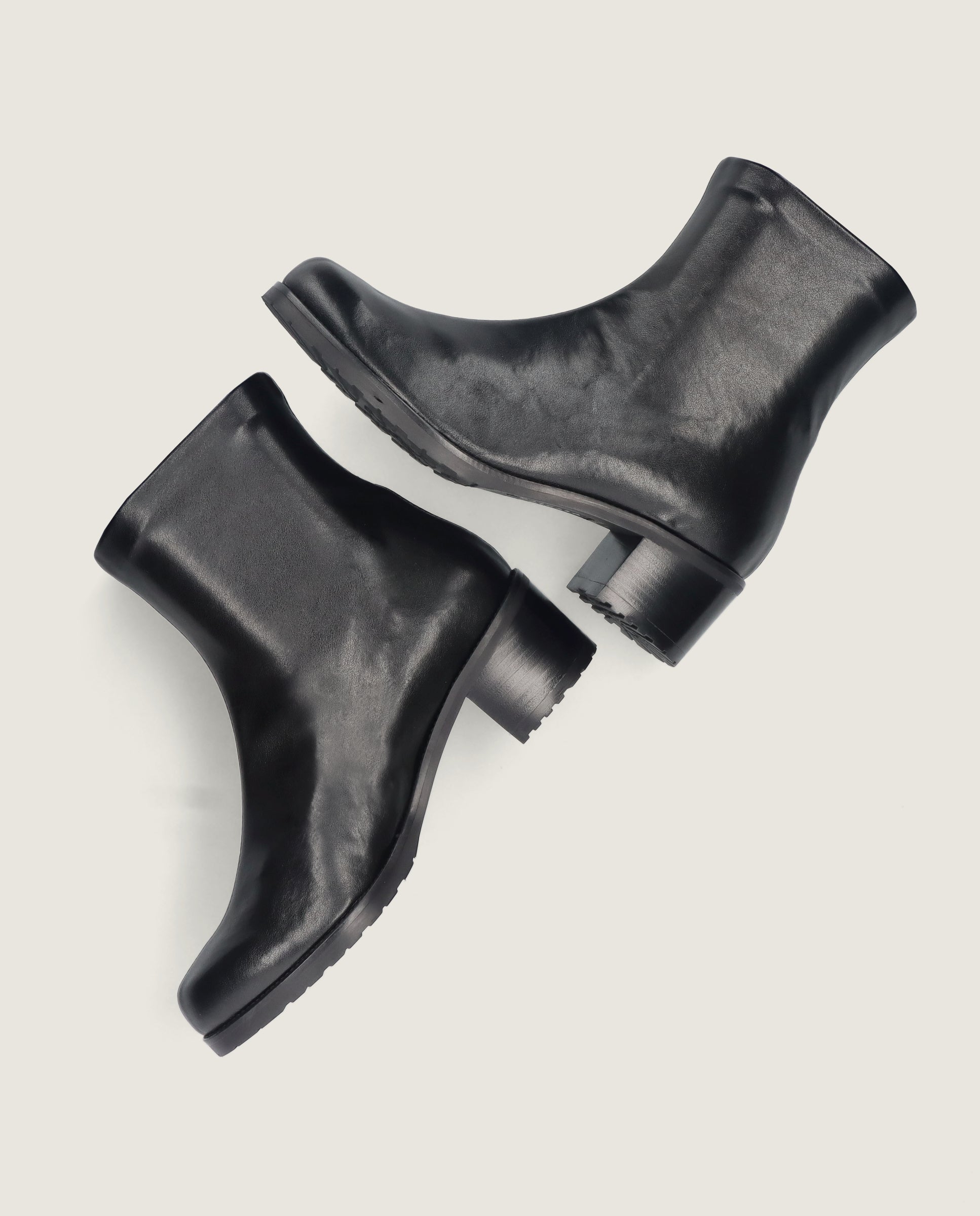 Botines Claudette Negros Tejidos