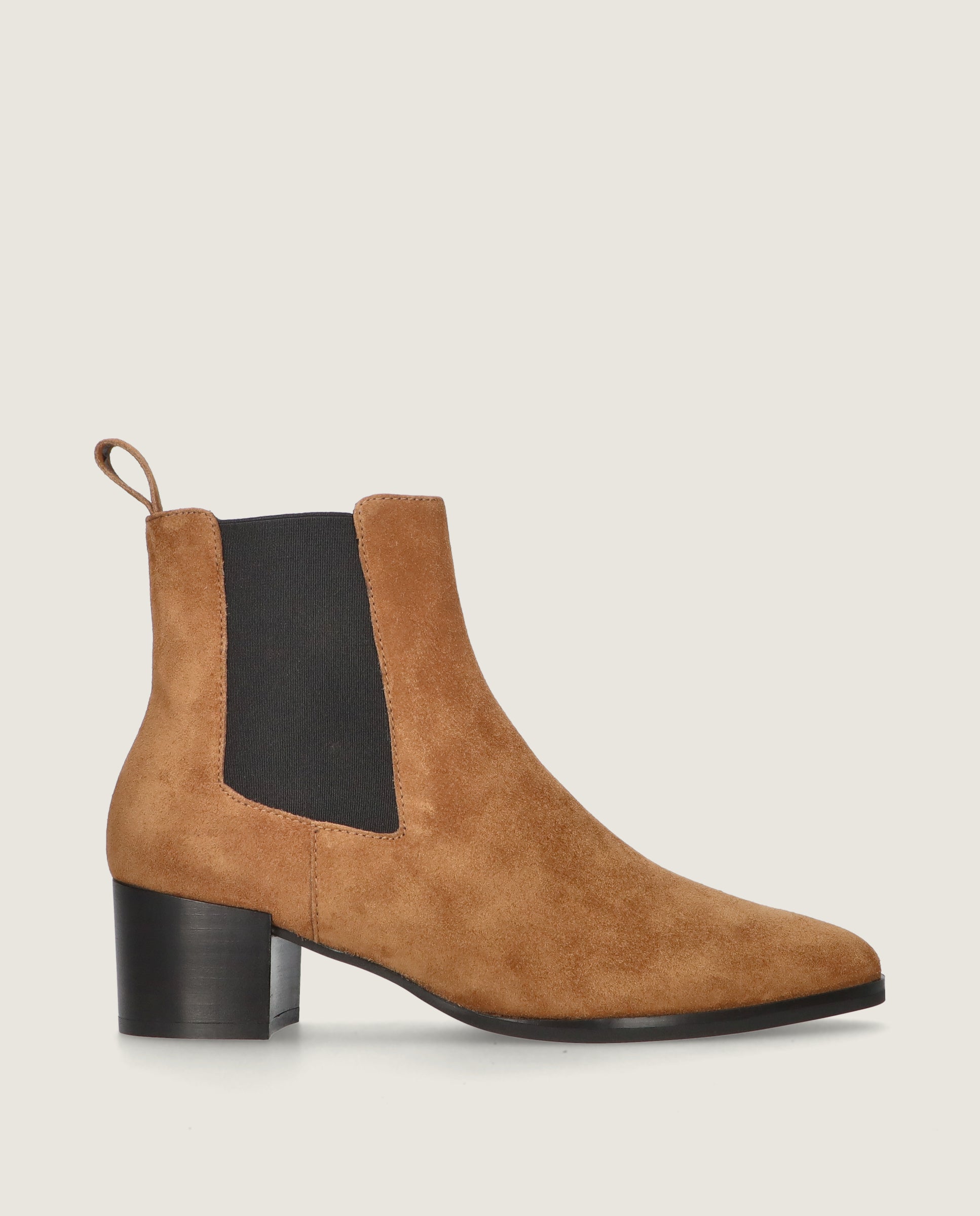 Bottines en daim marron Sharon