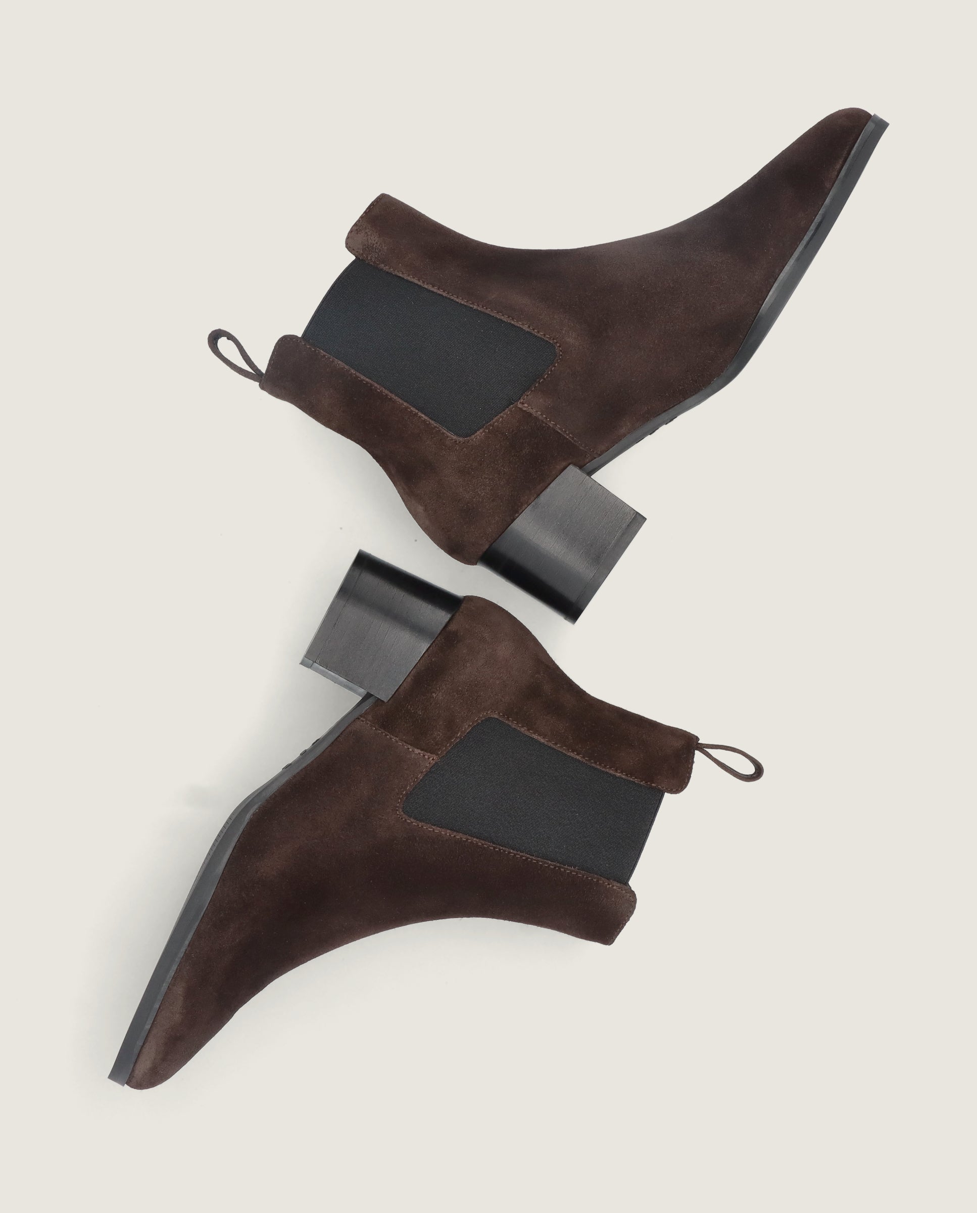 Botines Sharon Marrones Ante