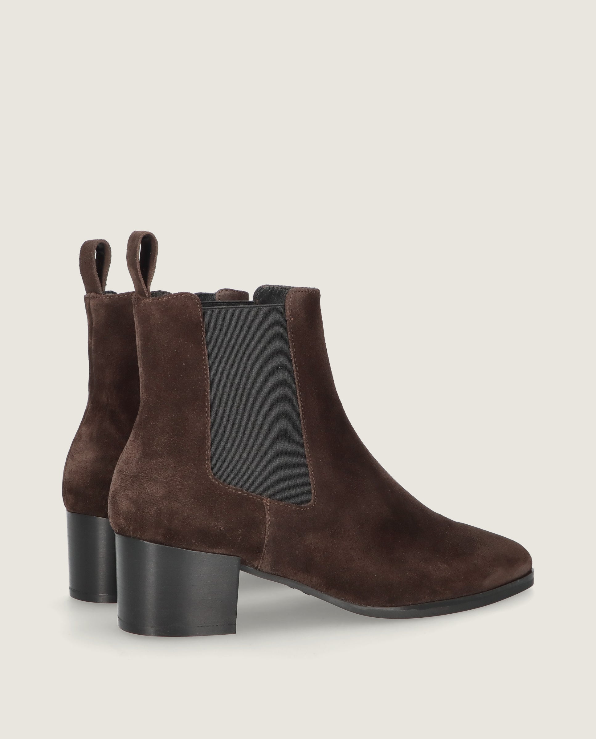 Botines Sharon Marrones Ante