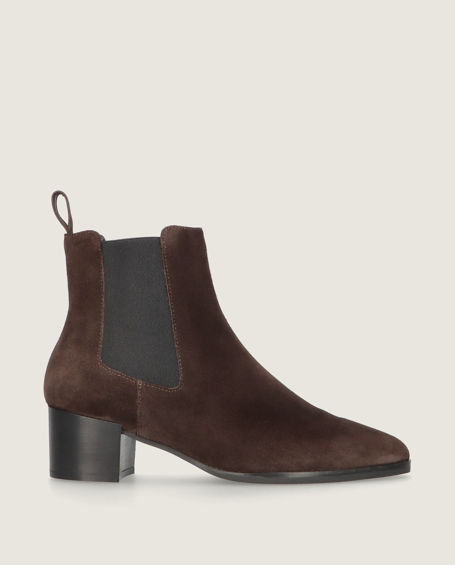 Botines Sharon Marrones Ante