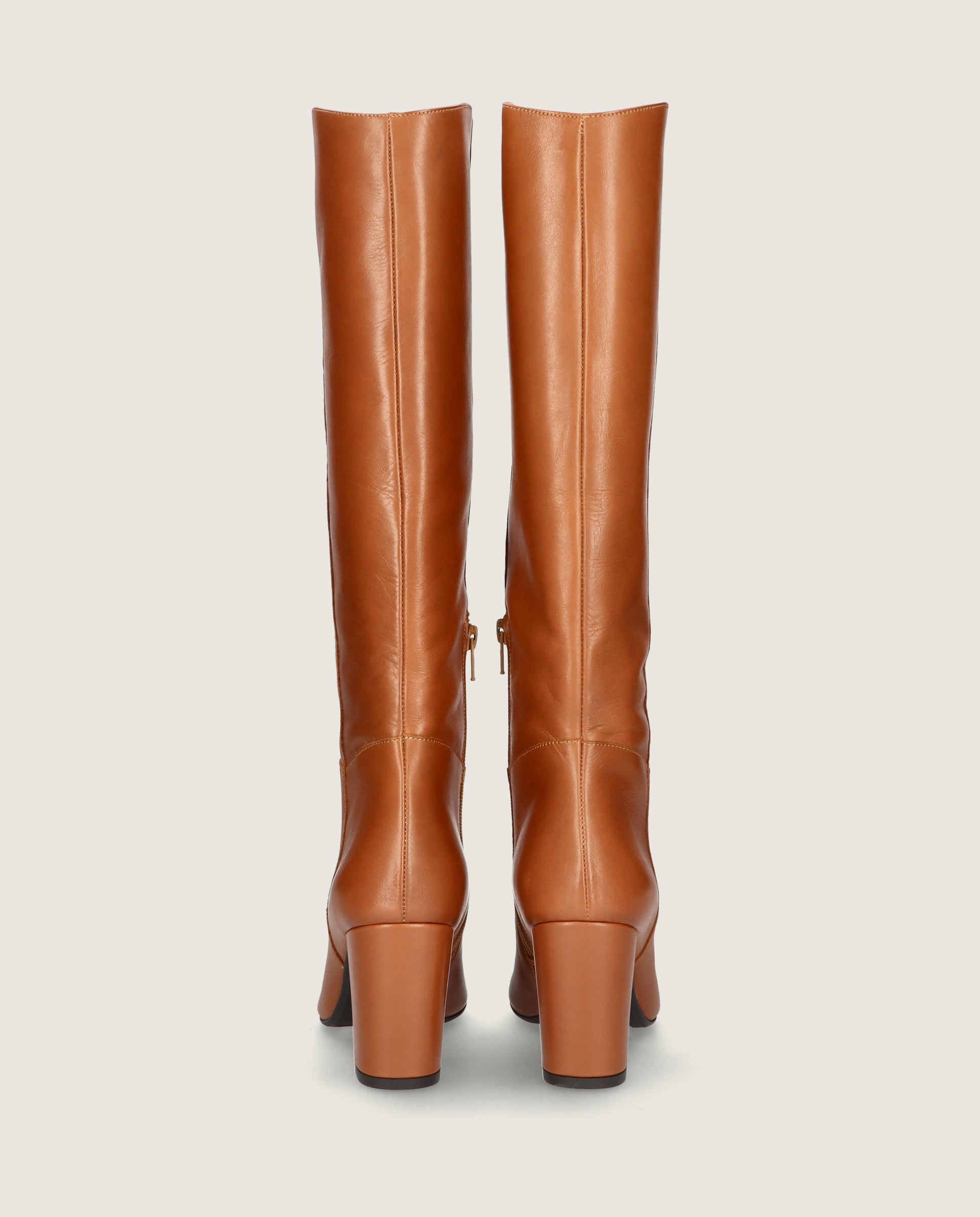 Vue alternative de Bottes en cuir marron Maya par Mascaro