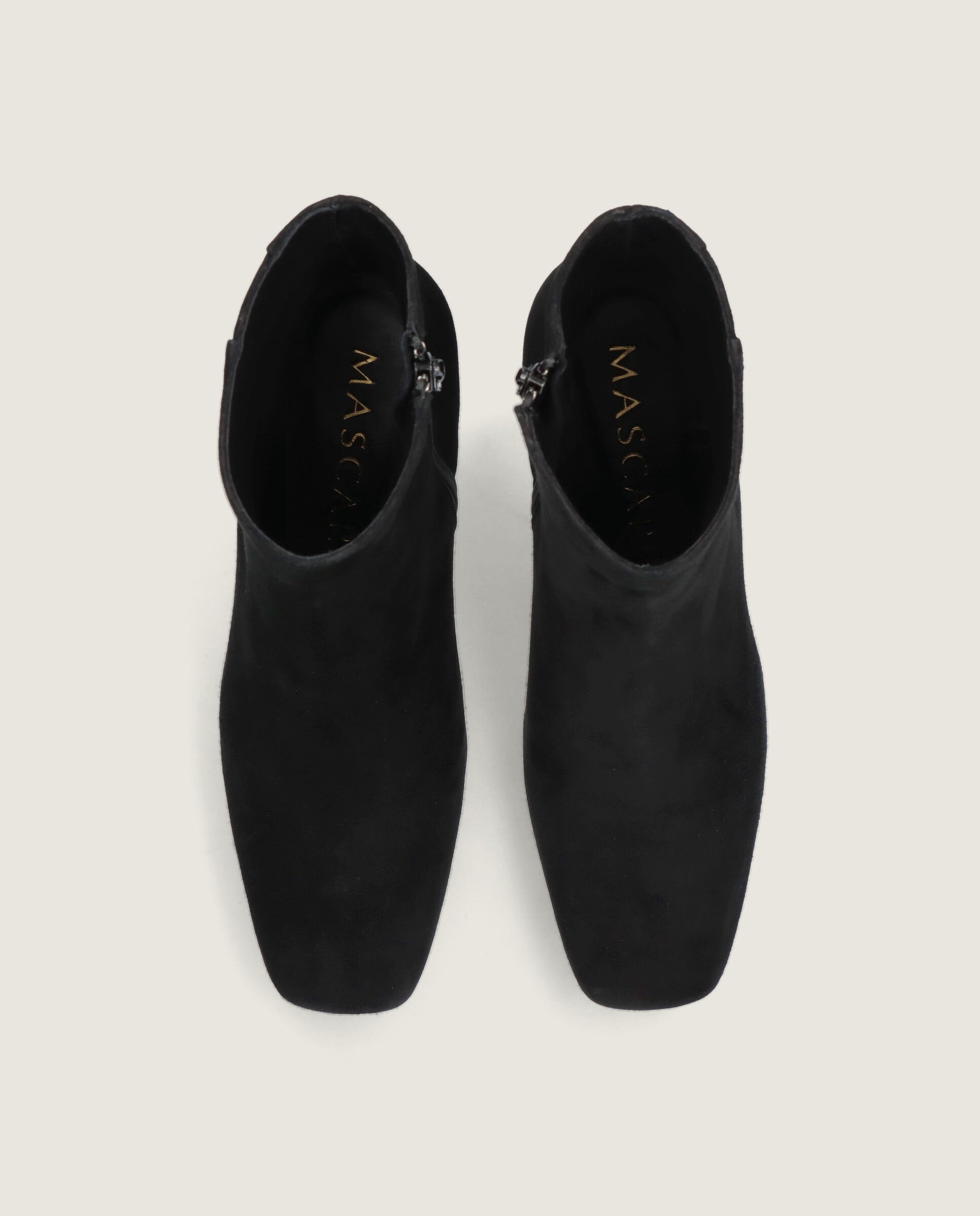 Bottines en daim noir Shirin