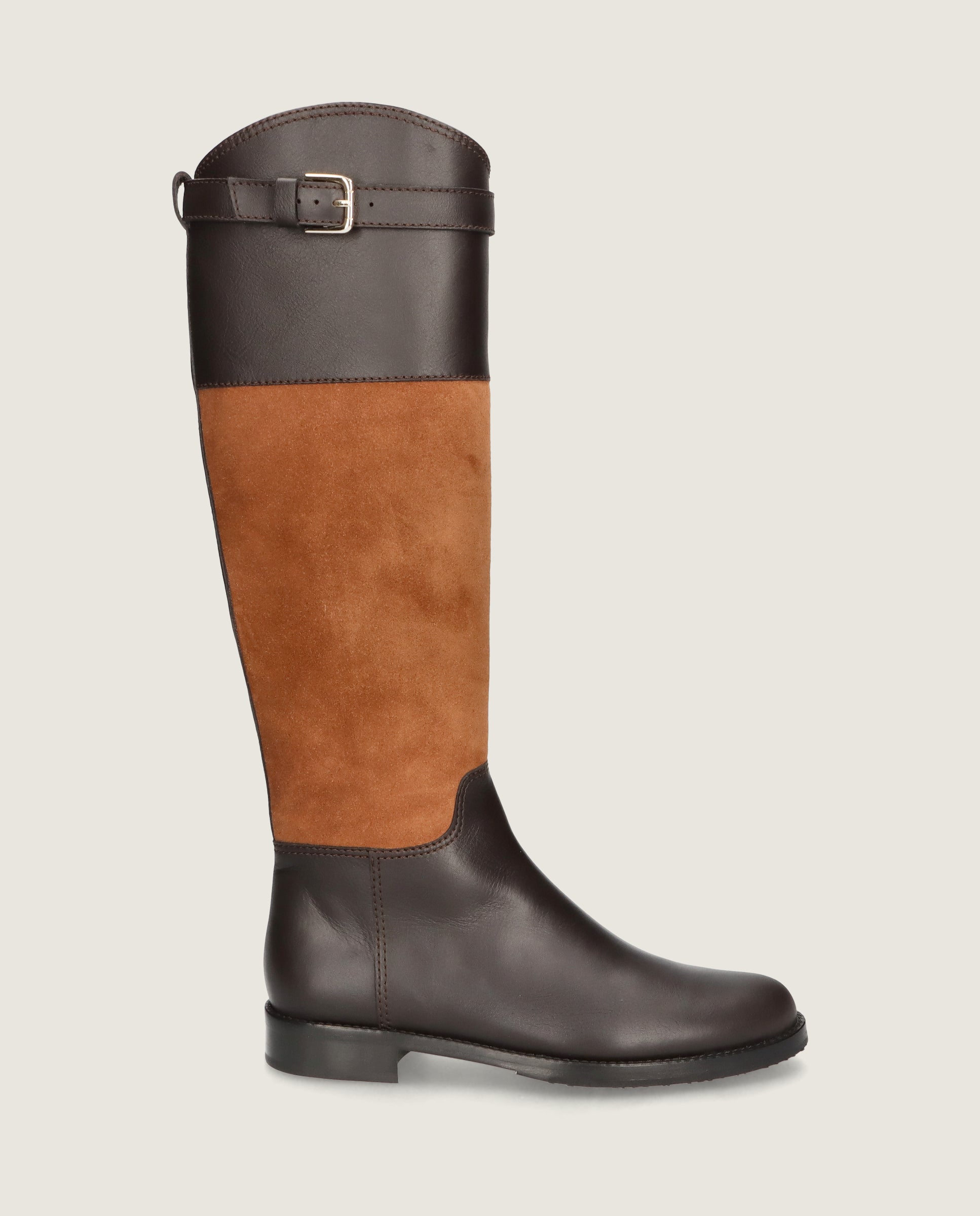 Botas de camurça castanhas Napoli