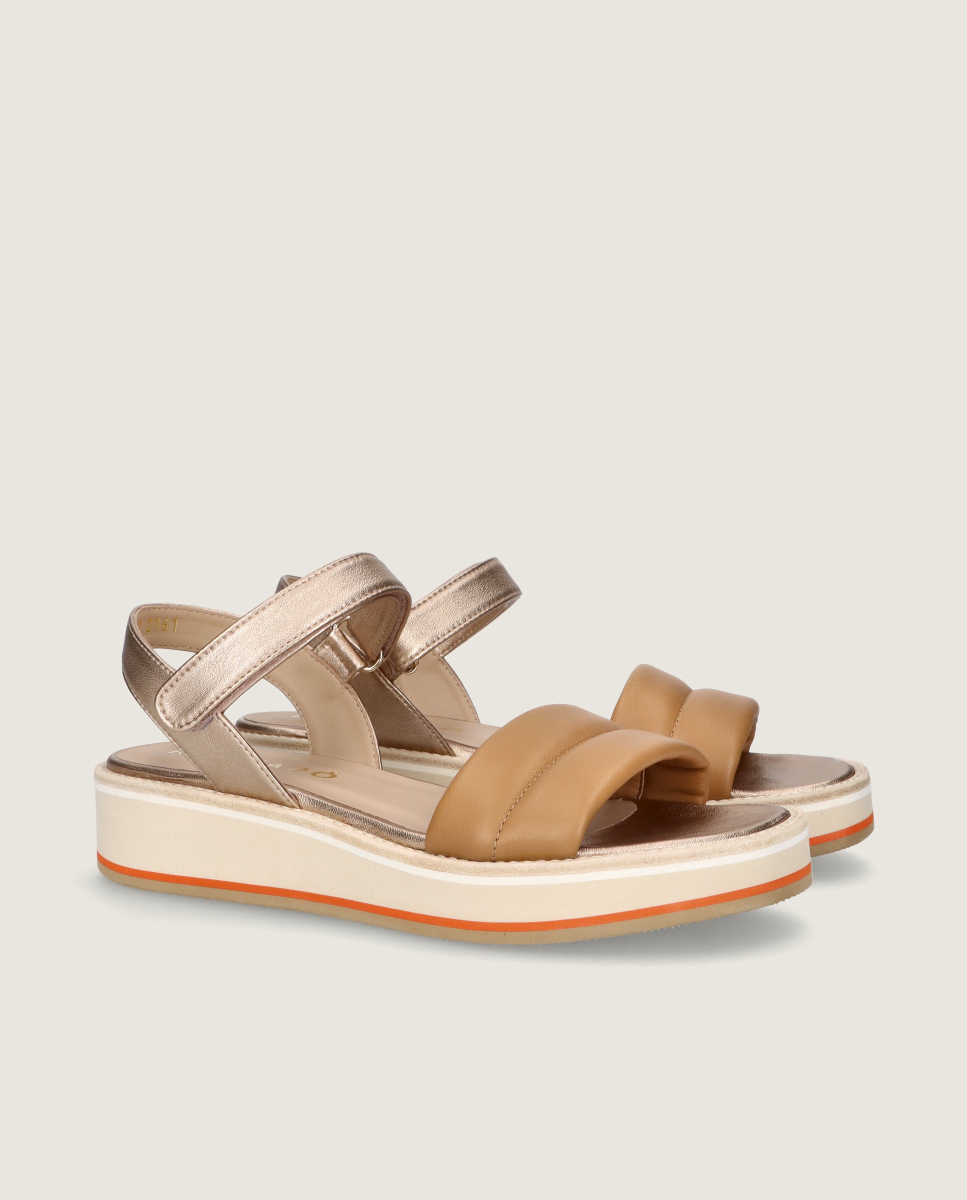 Sandalias Lygia Marrones Piel
