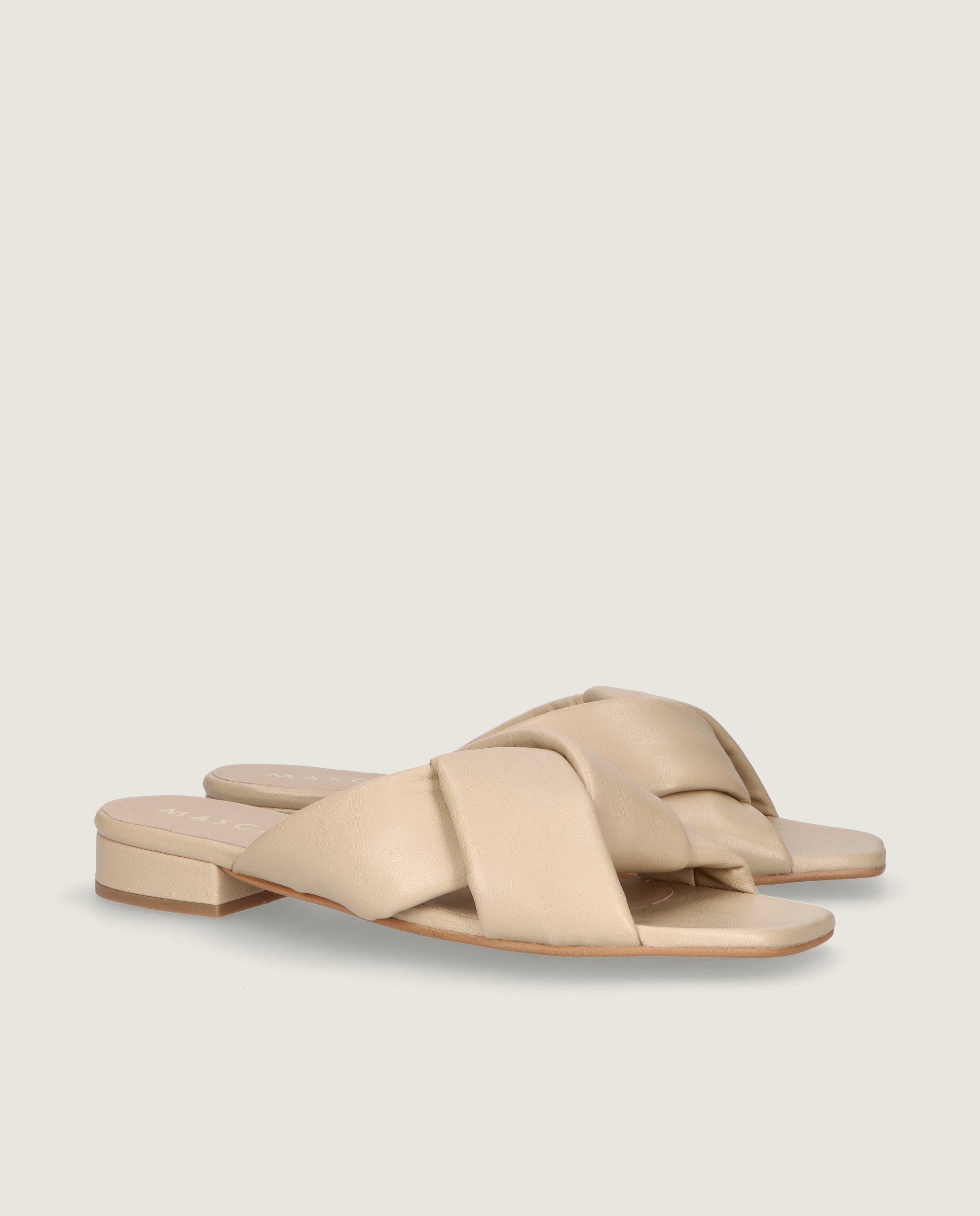 Imagen de Sandalias Eva Marrones Piel por Mascaro