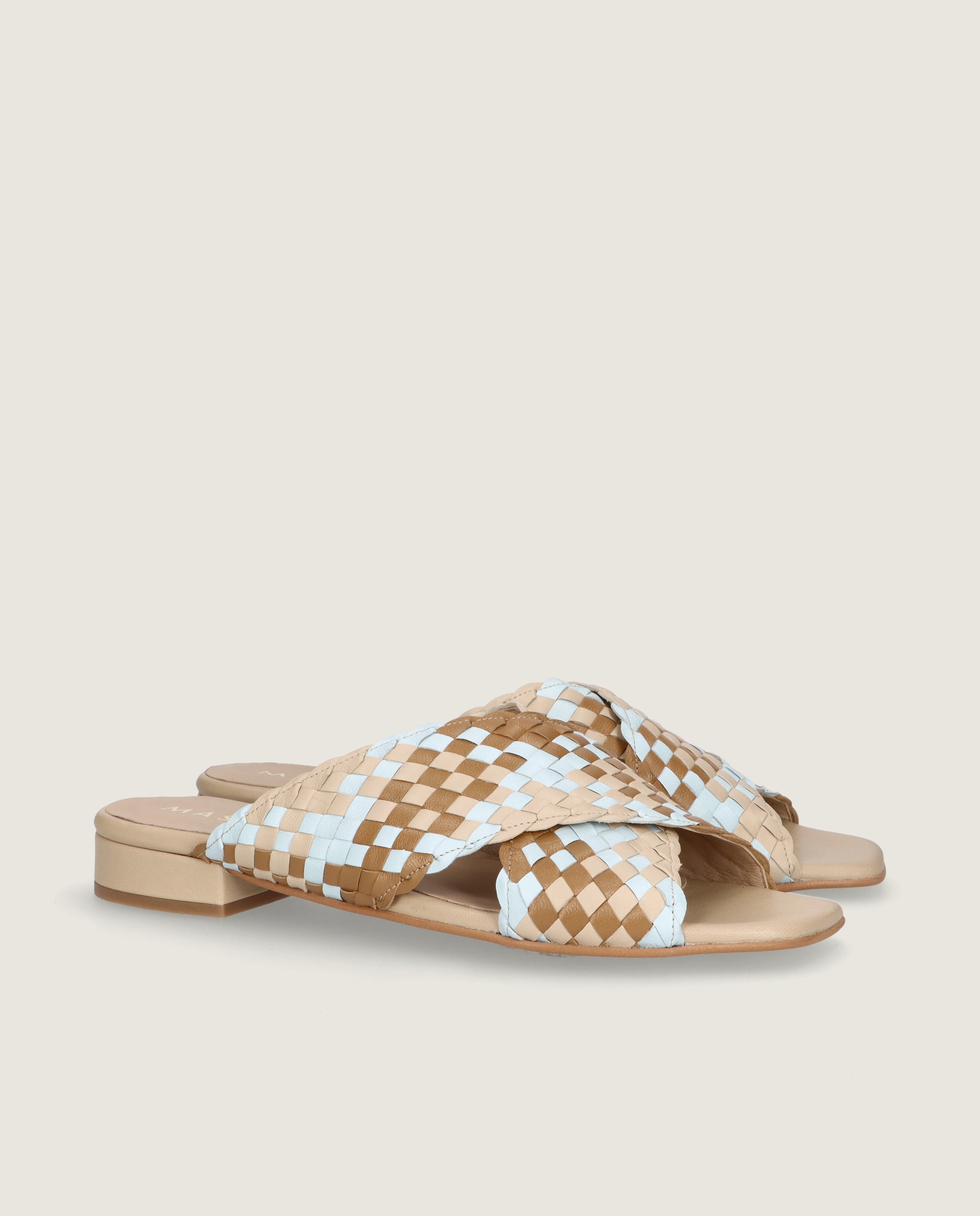 Sandalias Eva Marrones Piel