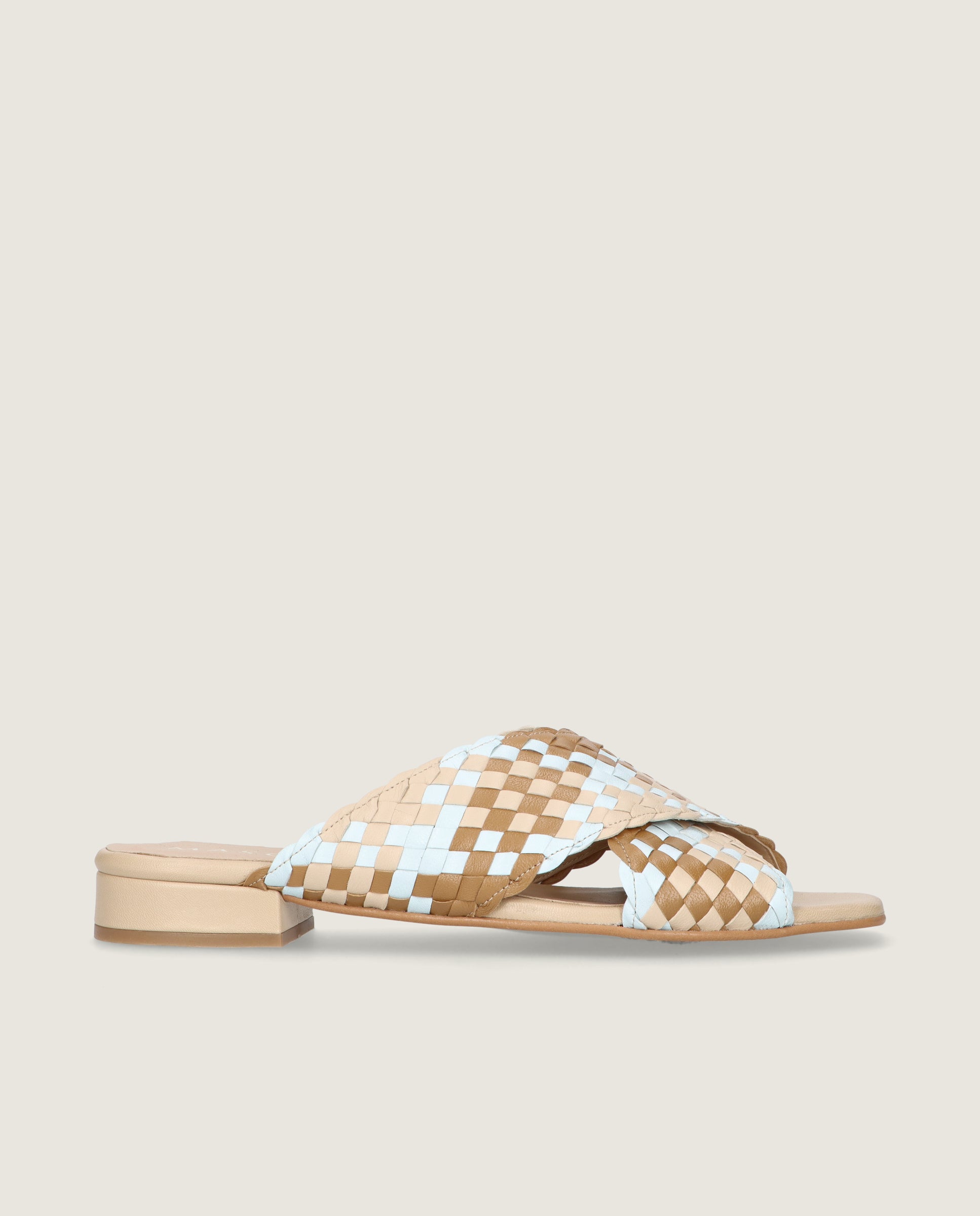 Sandalias Eva Marrones Piel