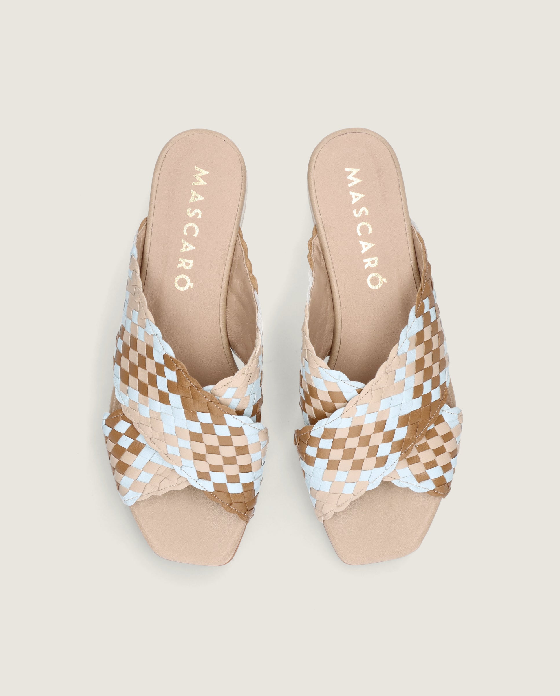 Sandalias Eva Marrones Piel