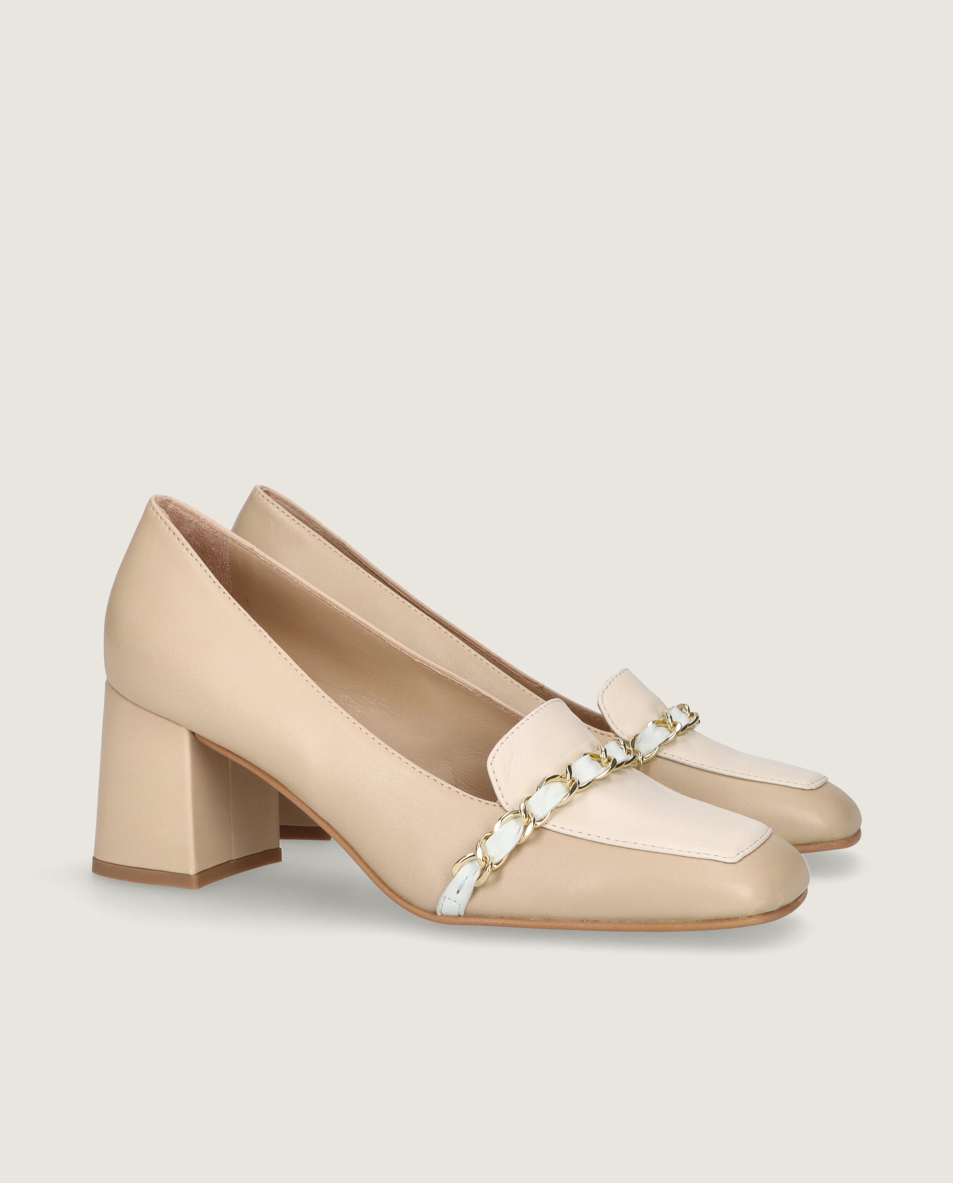 Loafers Anuk Beiges Piel