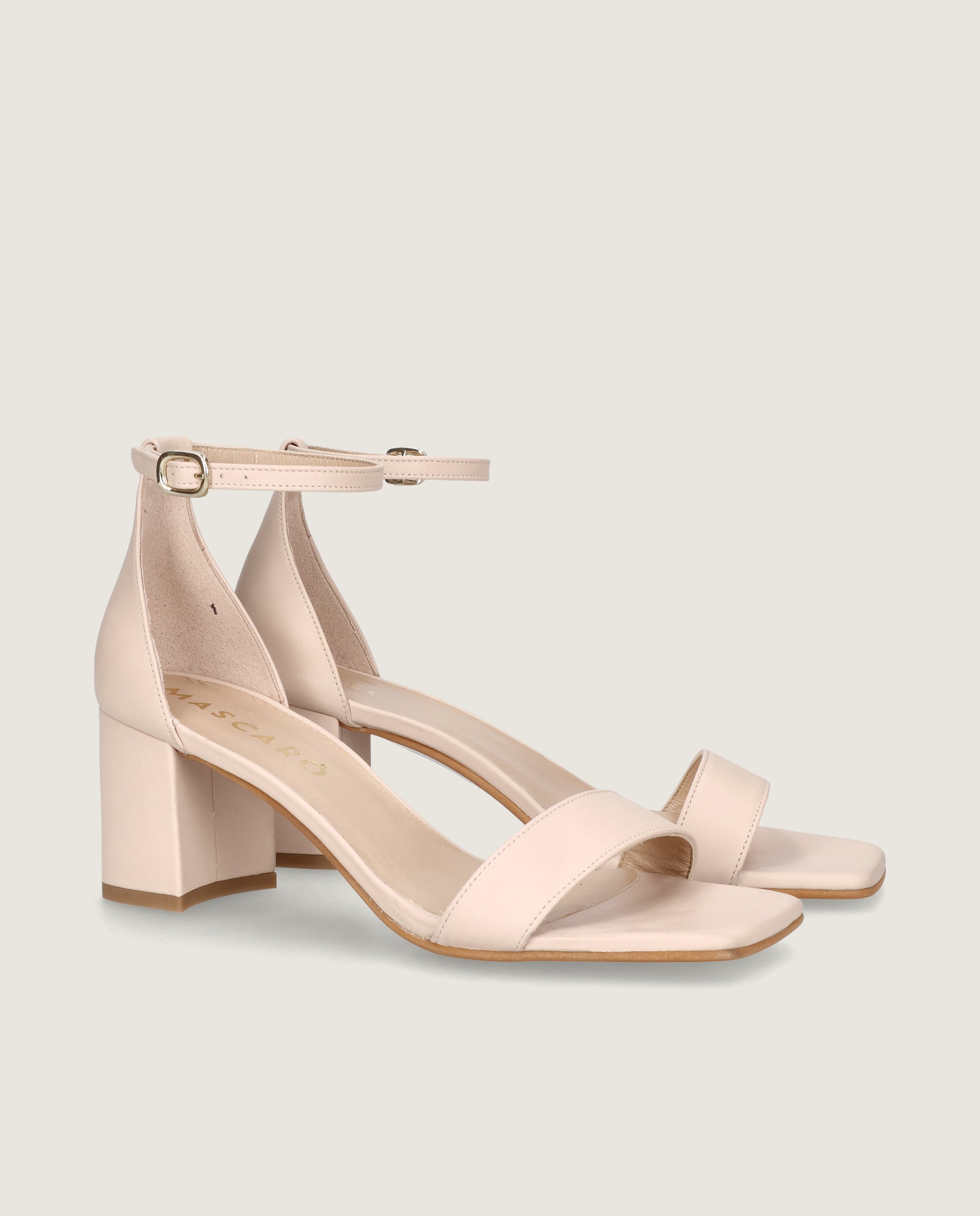 Imagen de Sandalias Annie Rosas Piel por Mascaro