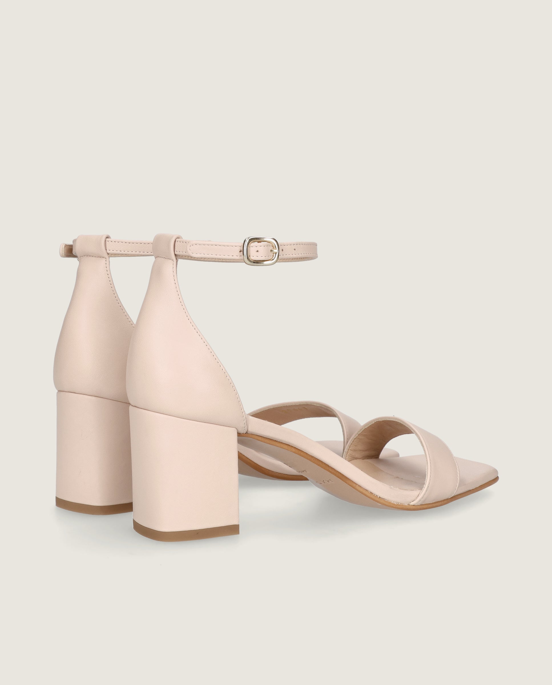 Annie Sandal in make up pink leather