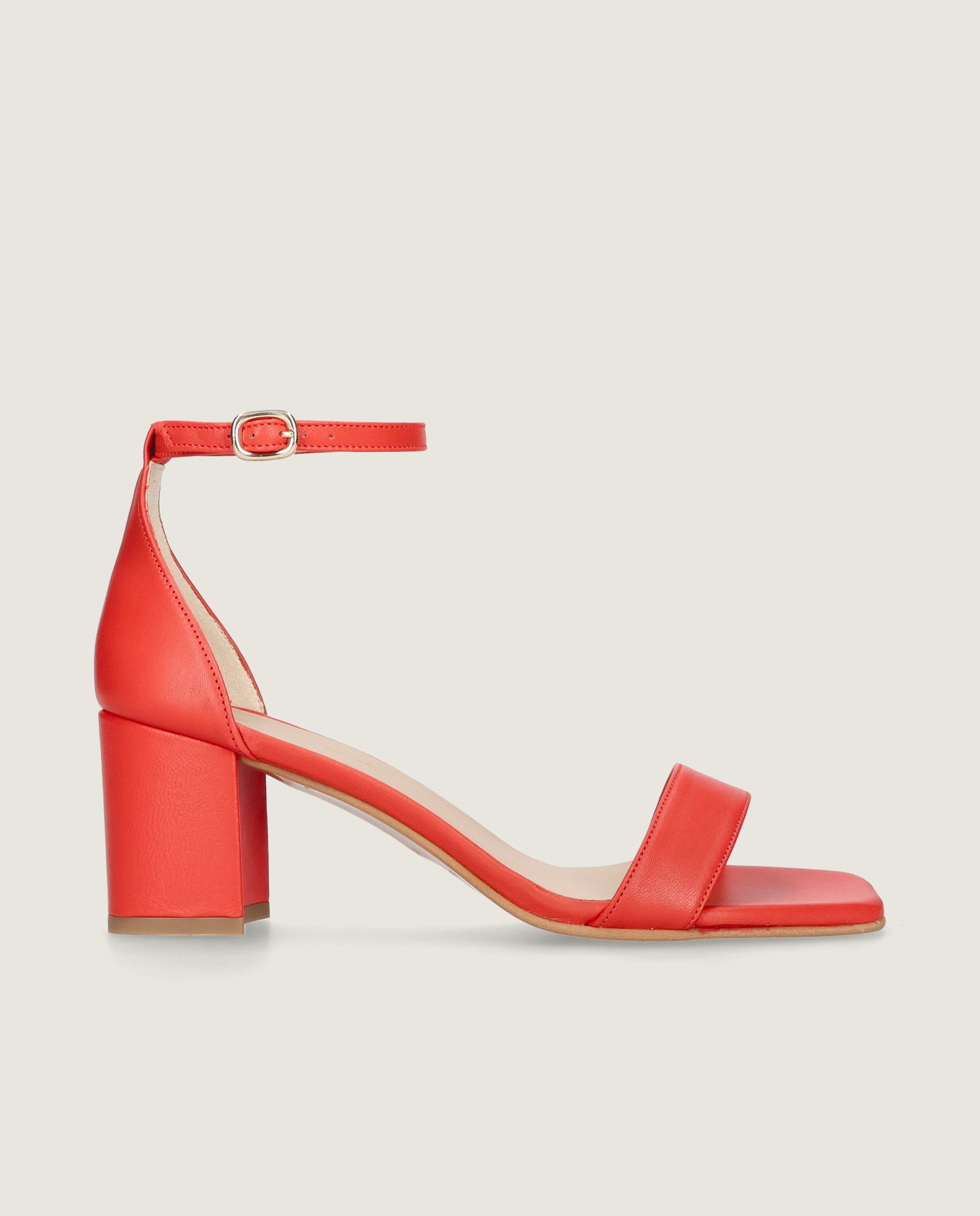 Sandalias Annie Rojos Piel