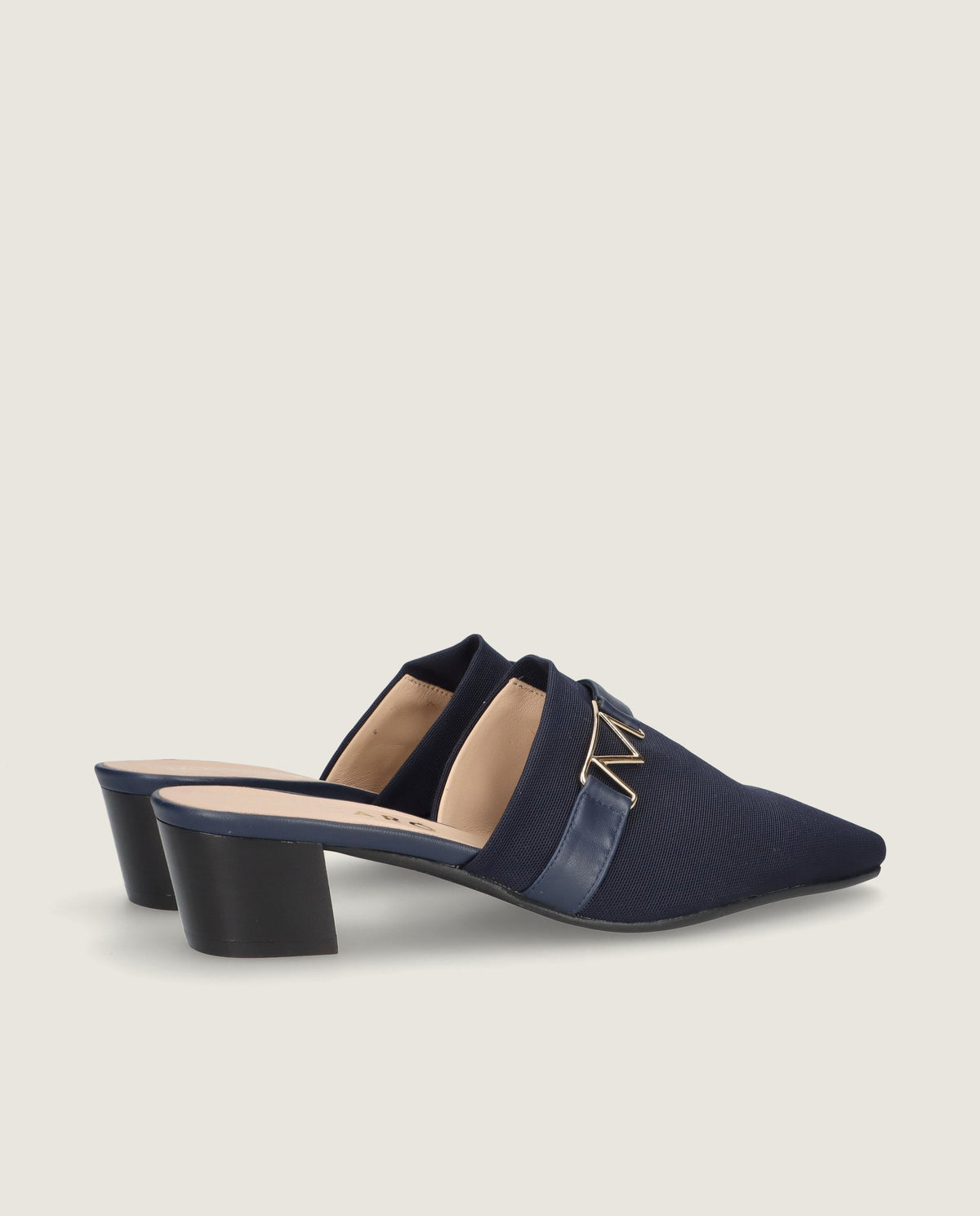 Mules Greta Azules Tejidos