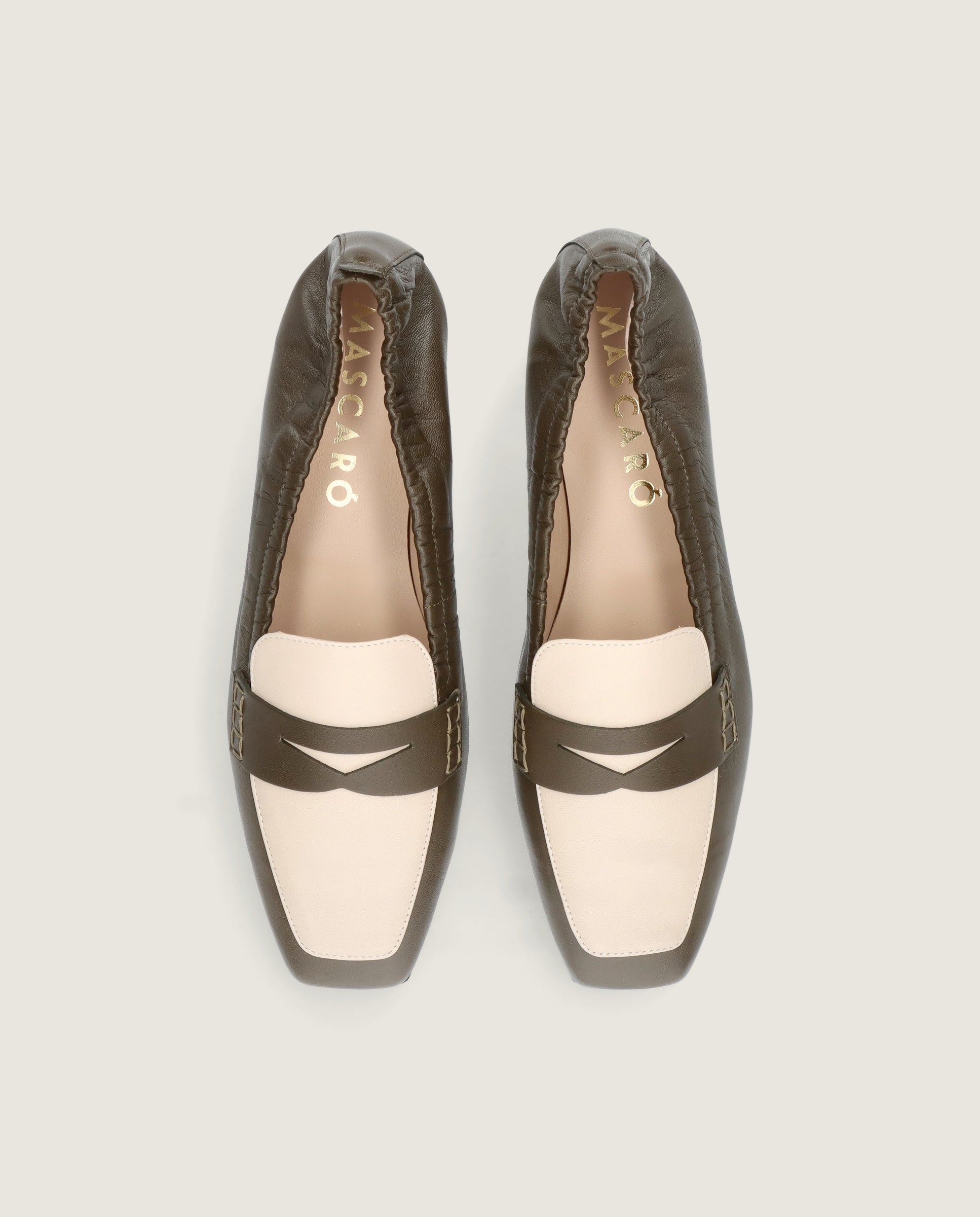 Loafers Camille Verdes Piel