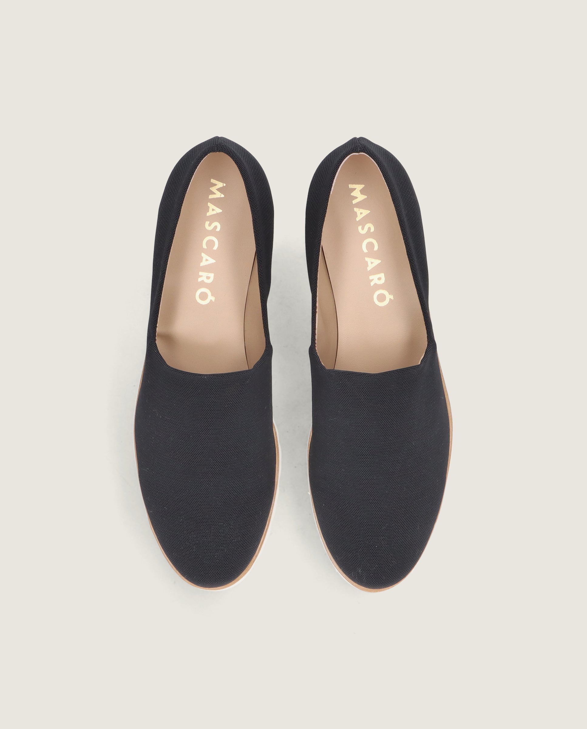 Vista alternativa de Loafers Charlize Negros Tejidos por Mascaro