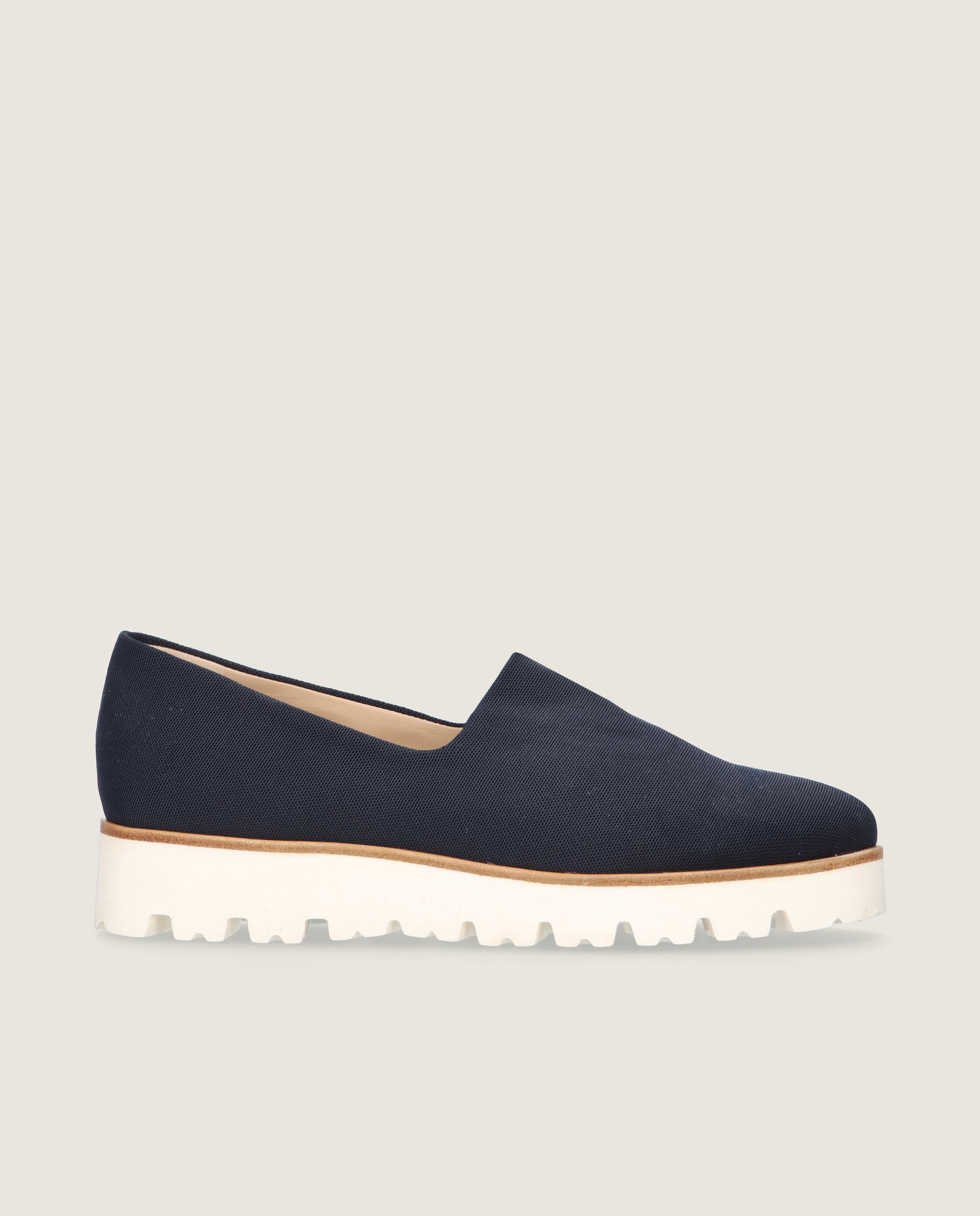 Gewebte Charlize Blaue Loafers