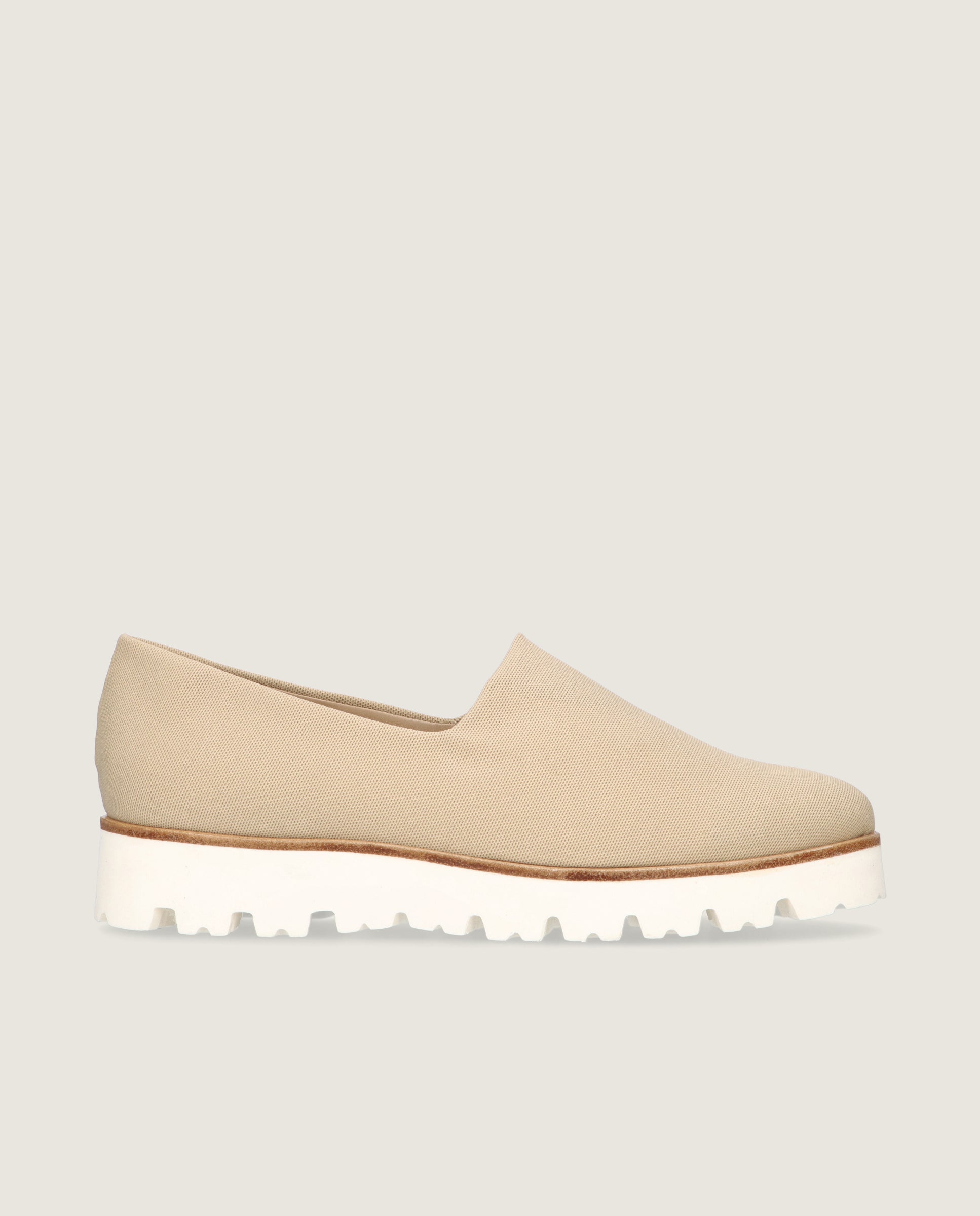Loafers Charlize Beiges Tejidos