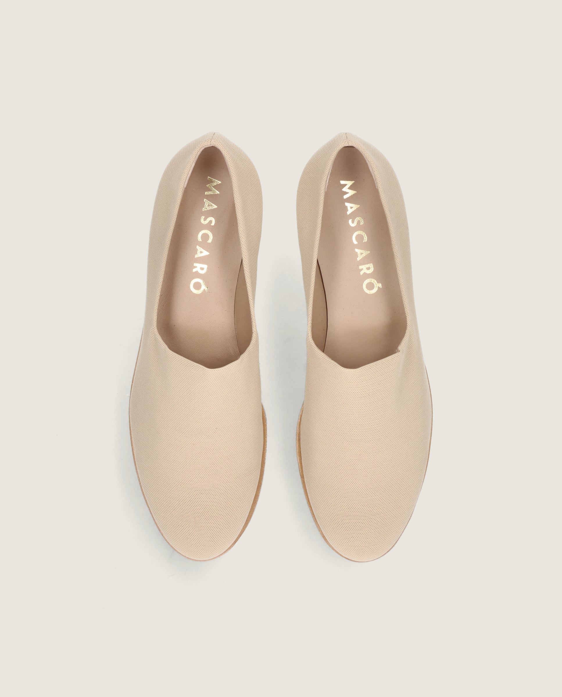 Loafers Charlize Beiges Tejidos