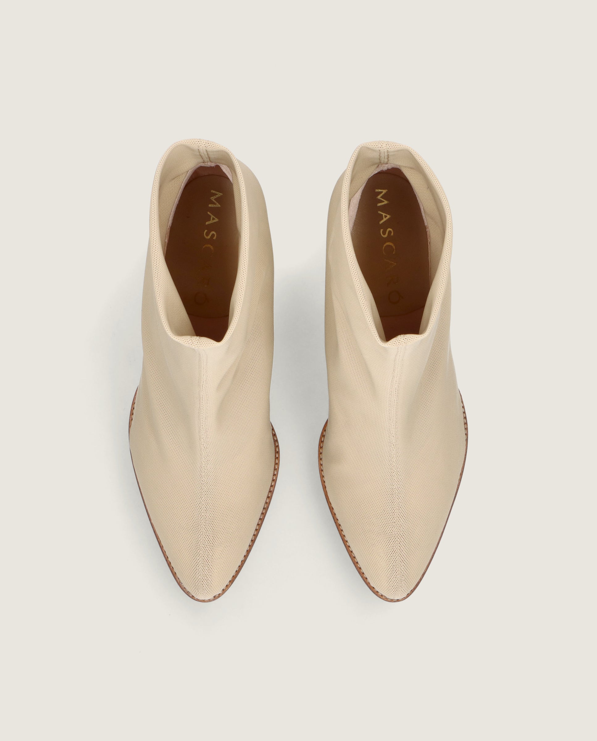 Botines Julie Beiges Tejidos