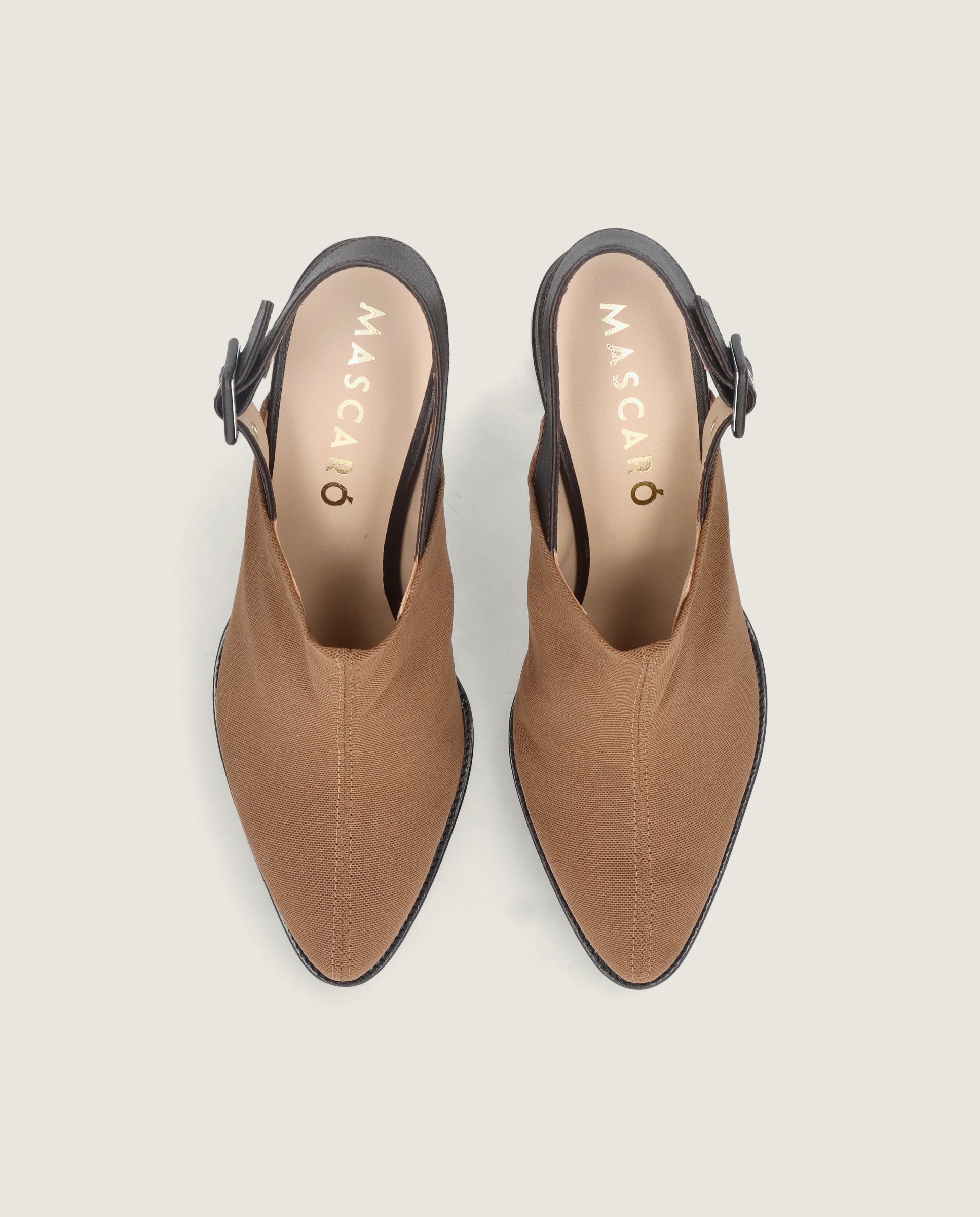 Alternative view of Julie Brown Woven Mules by Mascaro