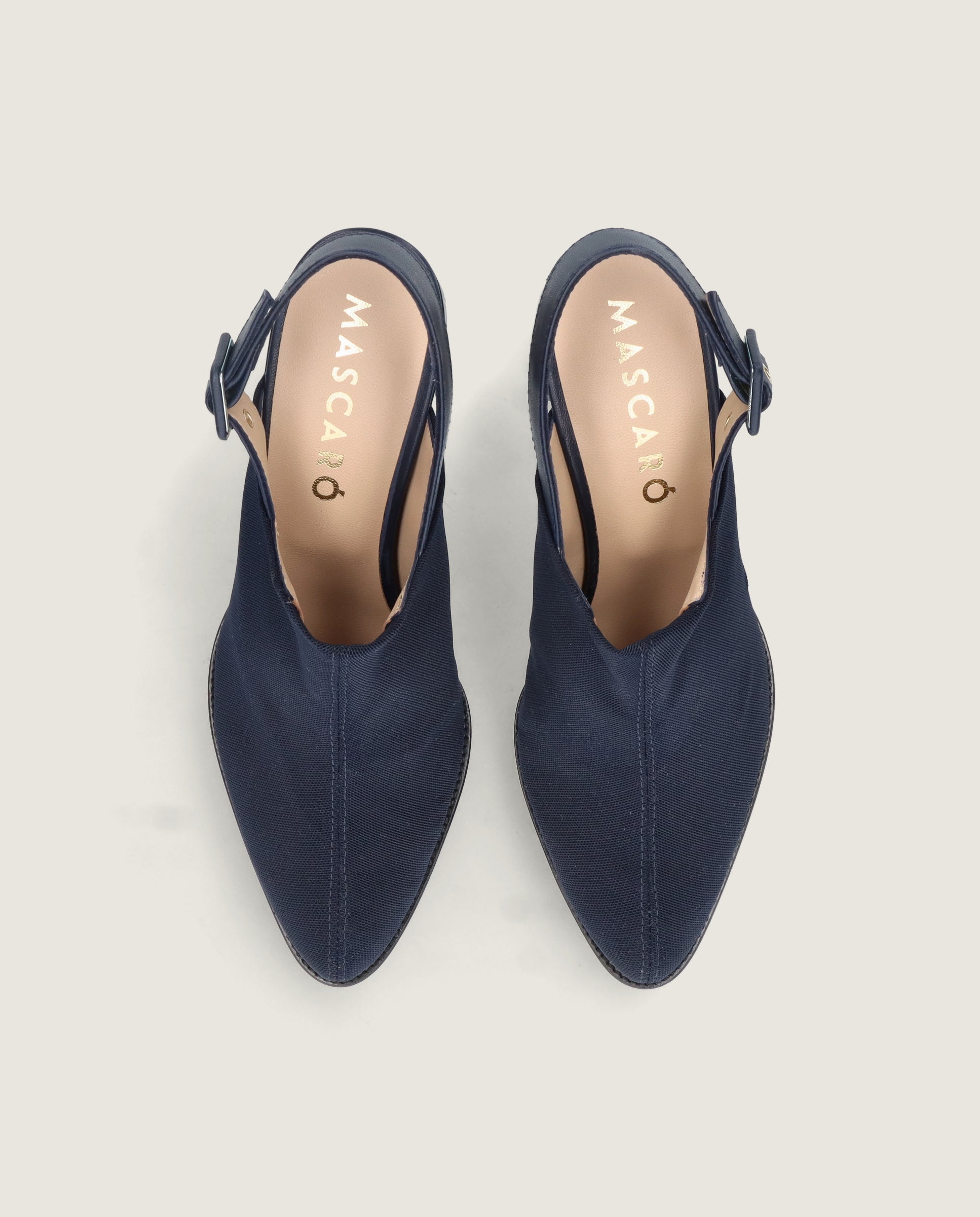 Mules Julie Azules Tejidos