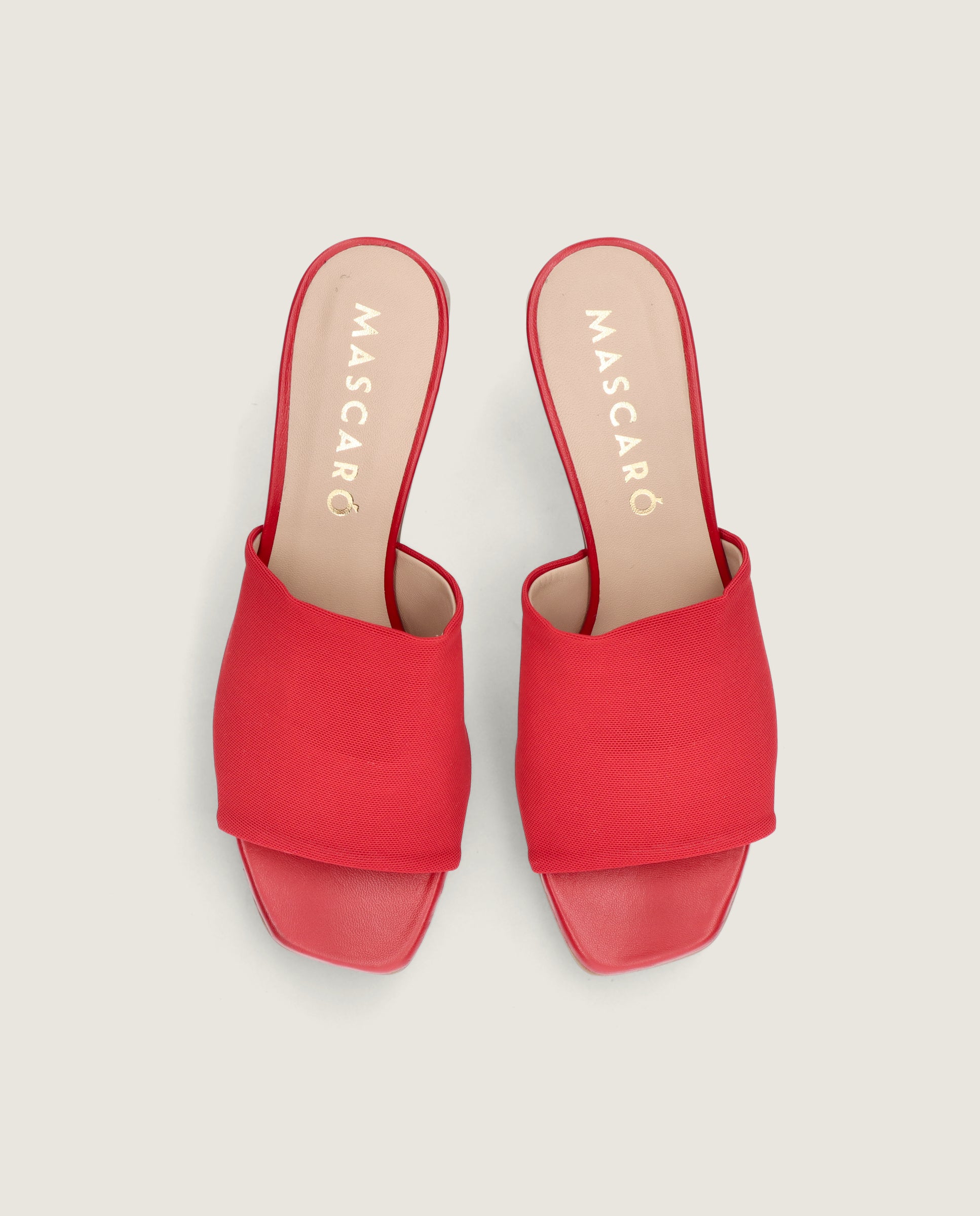 Vista alternativa de Sandalias Cannes Rojos Tejidos por Mascaro