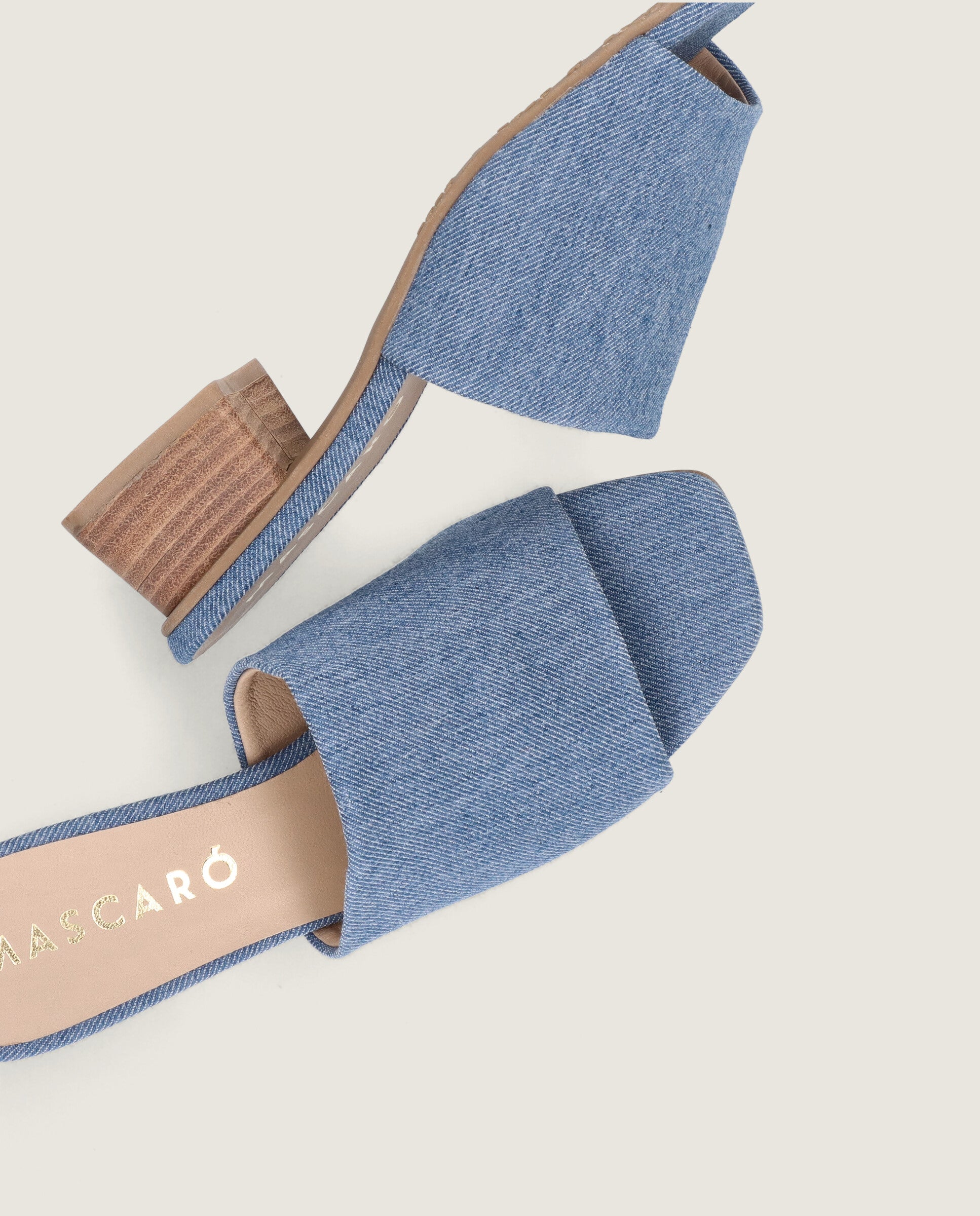 Sandalias Cannes Azules Tejidos