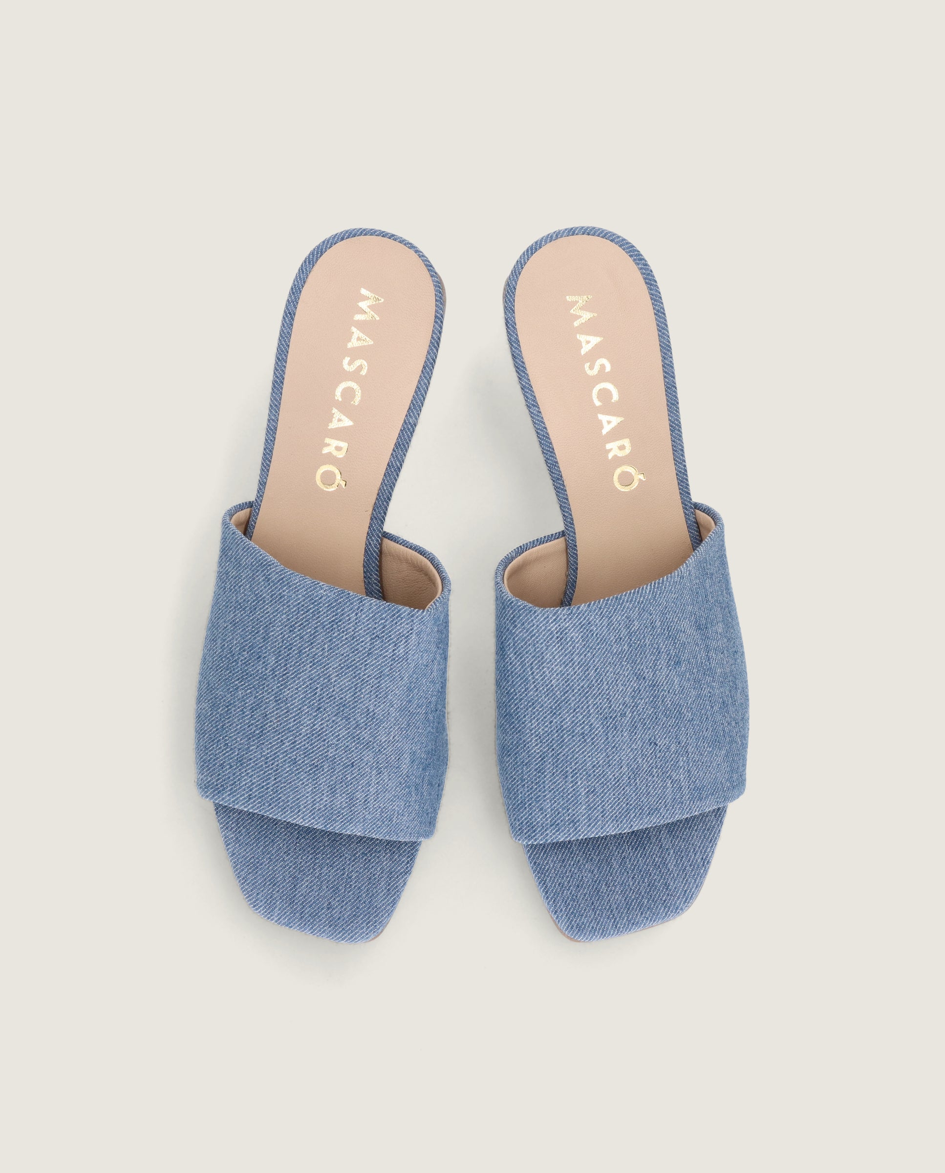 Vista alternativa de Sandalias Cannes Azules Tejidos por Mascaro