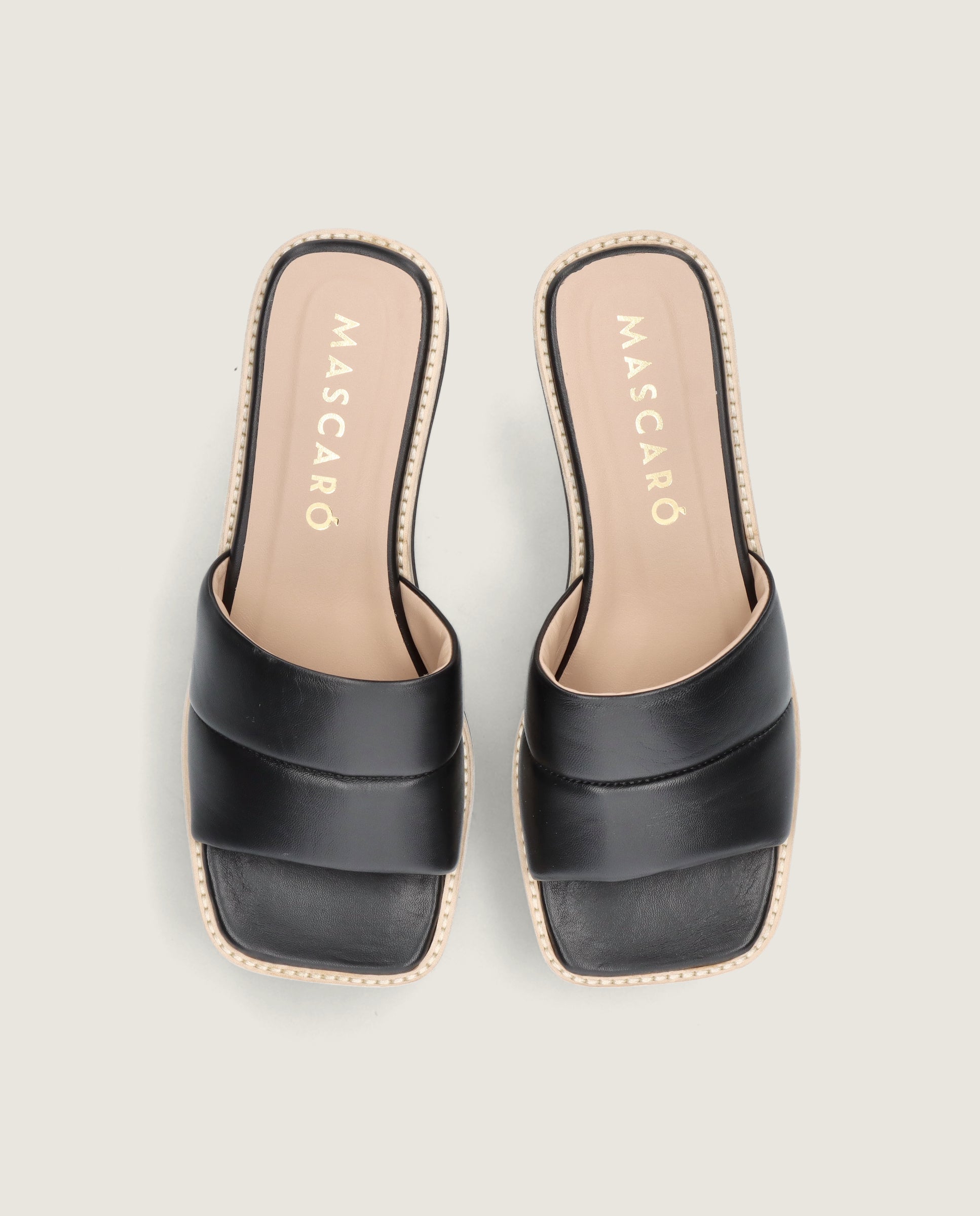 Vista alternativa de Sandalias Ariana Negros Piel por Mascaro