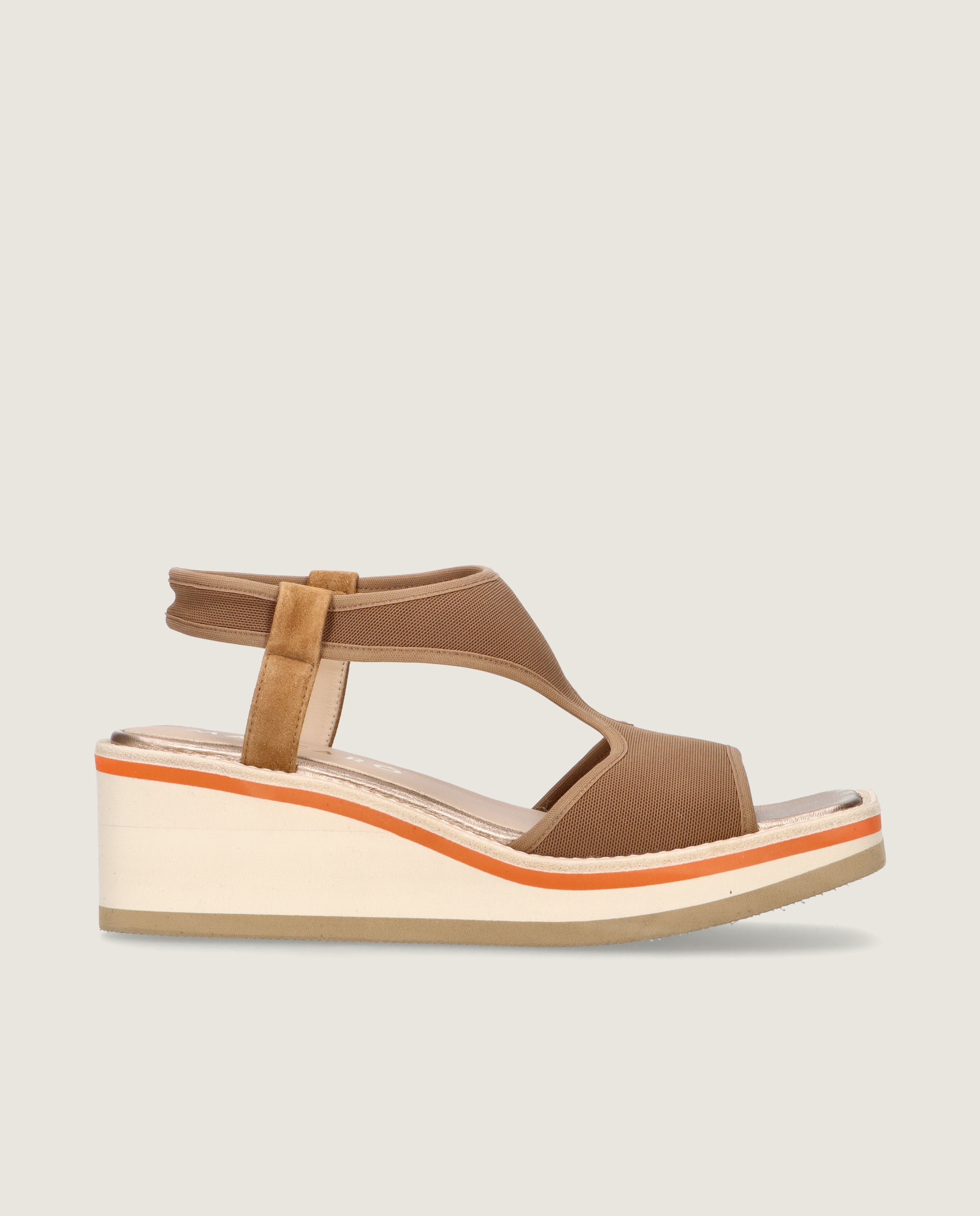 Ariana Brown Woven Sandals