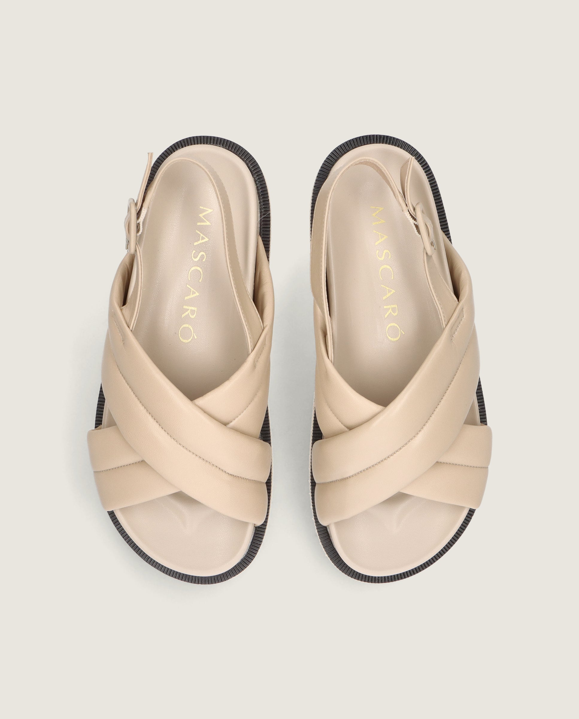 Vista alternativa de Sandalias Ivy Beiges Piel por Mascaro