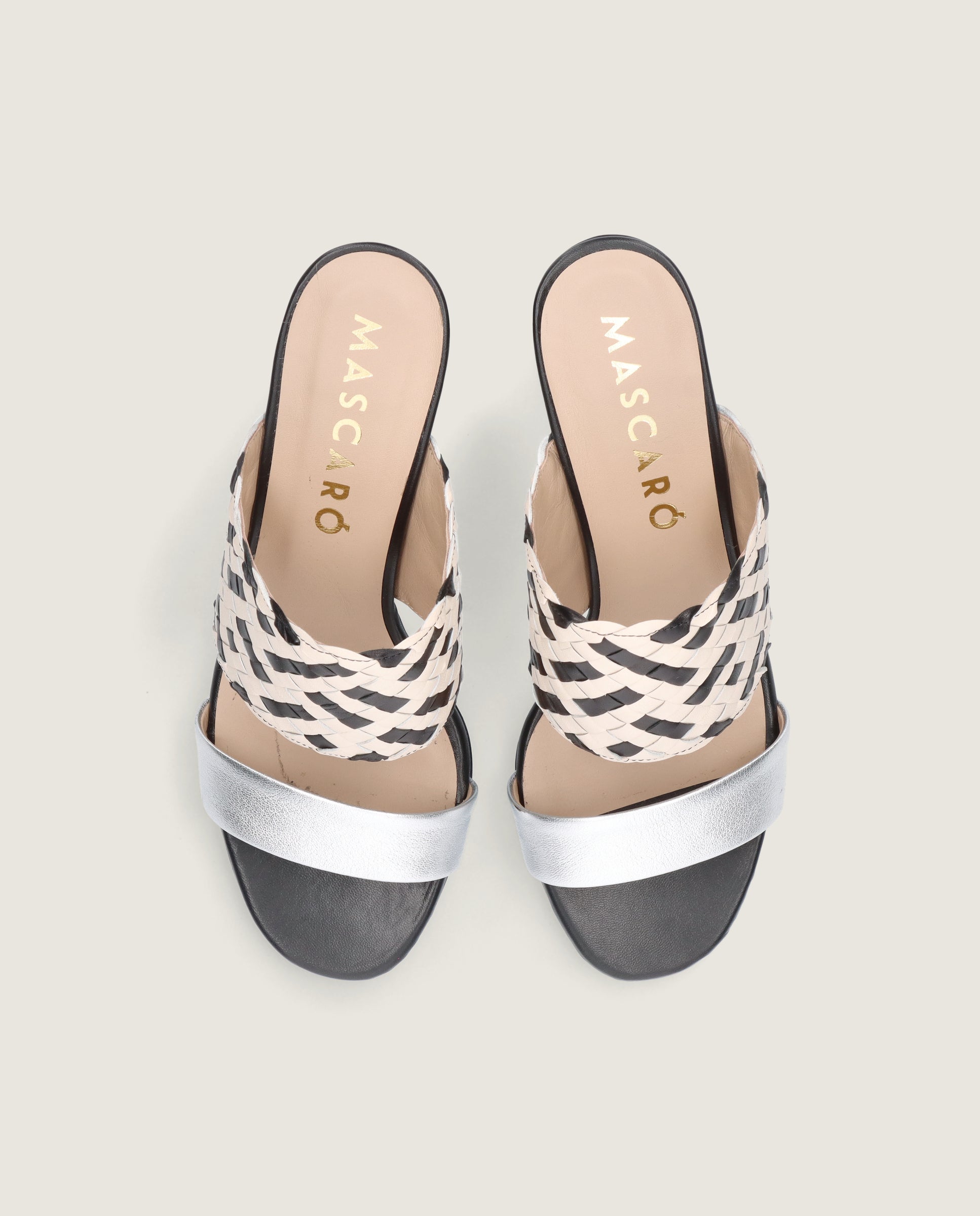 Sandalias Maria Negros Piel