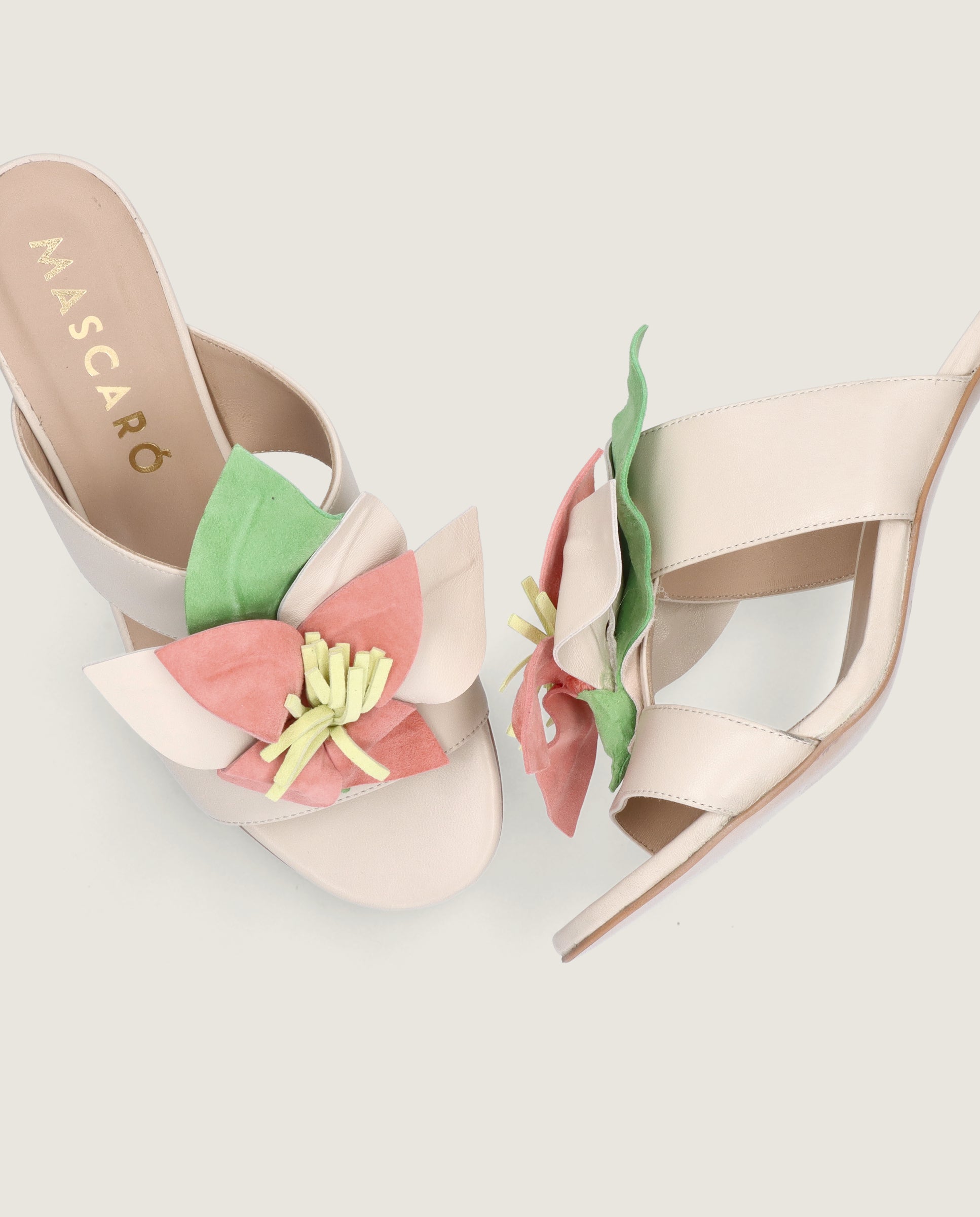 Sandalias Maria Blancos Piel